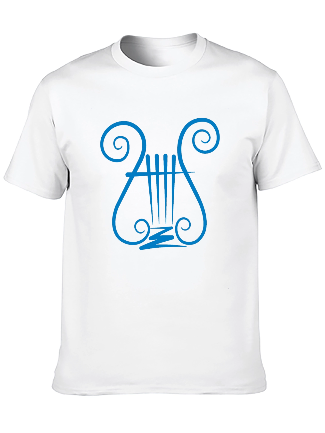 Lyre Graphic Print Black T-Shirt