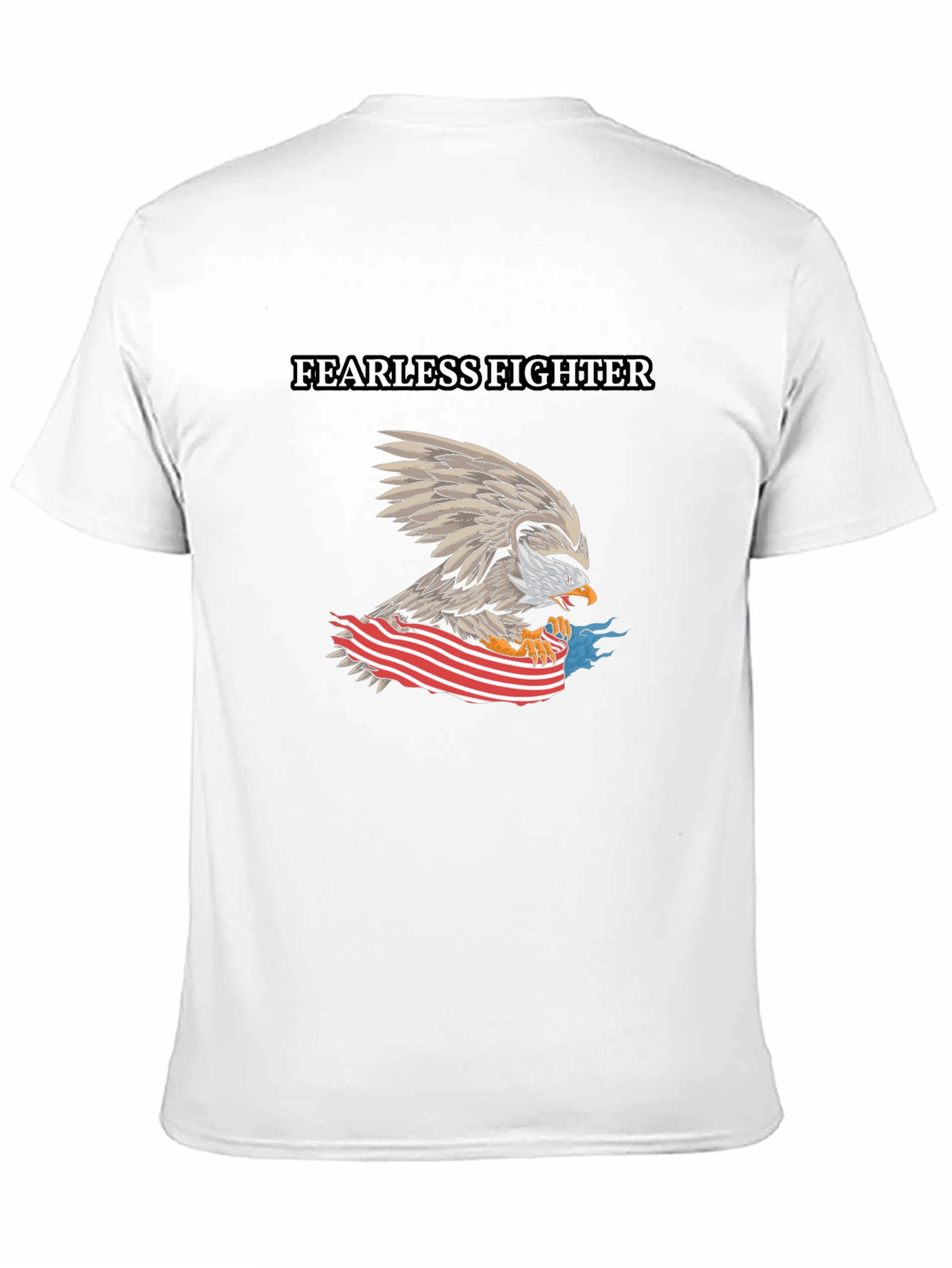 Fearless Fighter Eagle Graphic T-Shirt
