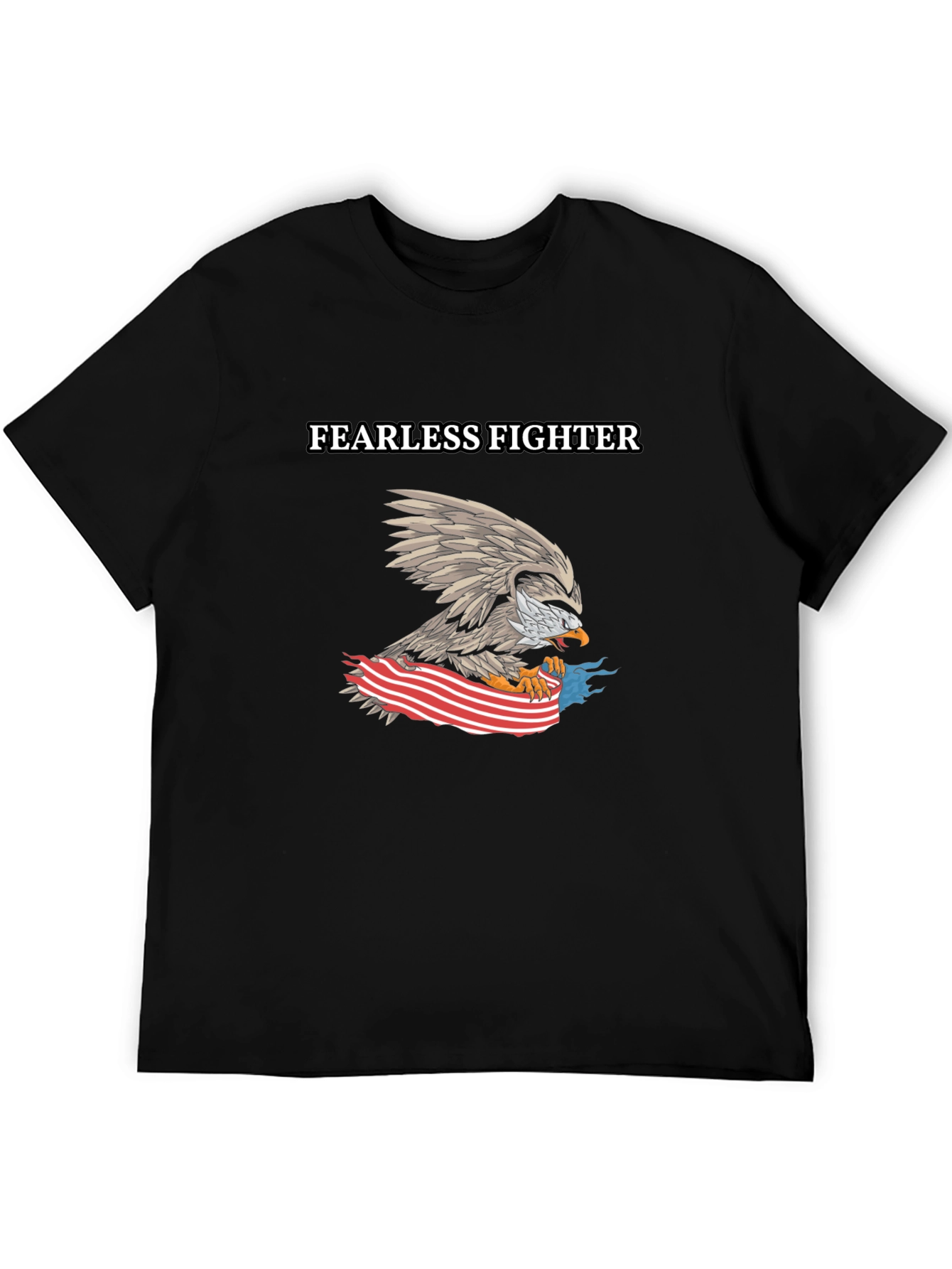 Fearless Fighter Eagle Graphic T-Shirt