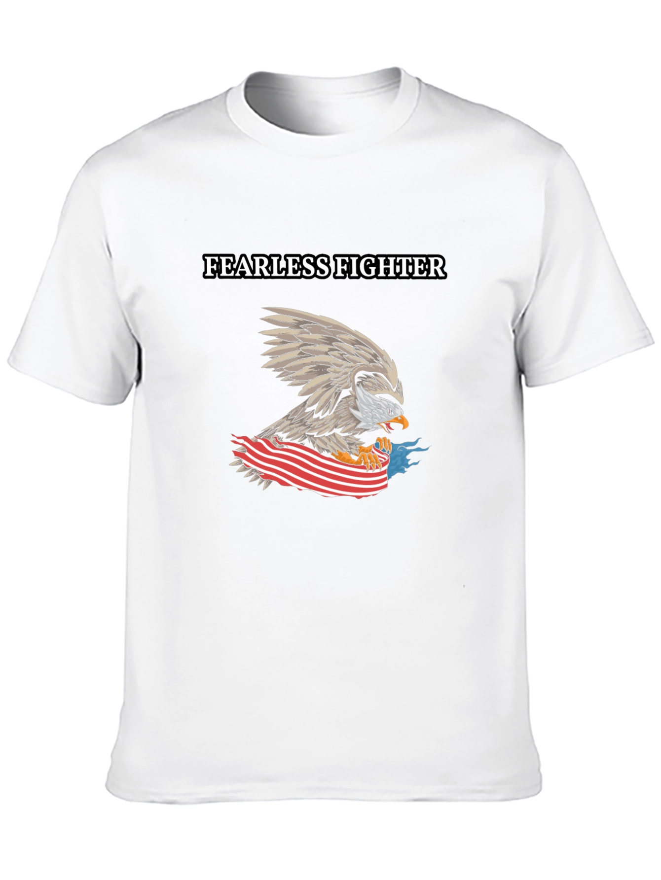 Fearless Fighter Eagle Graphic T-Shirt