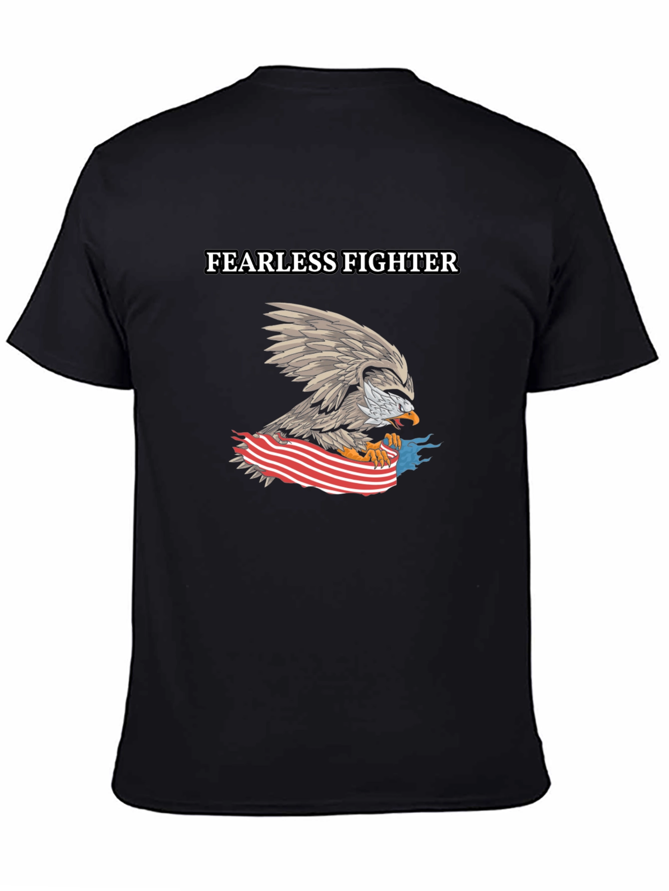 Fearless Fighter Eagle Graphic T-Shirt