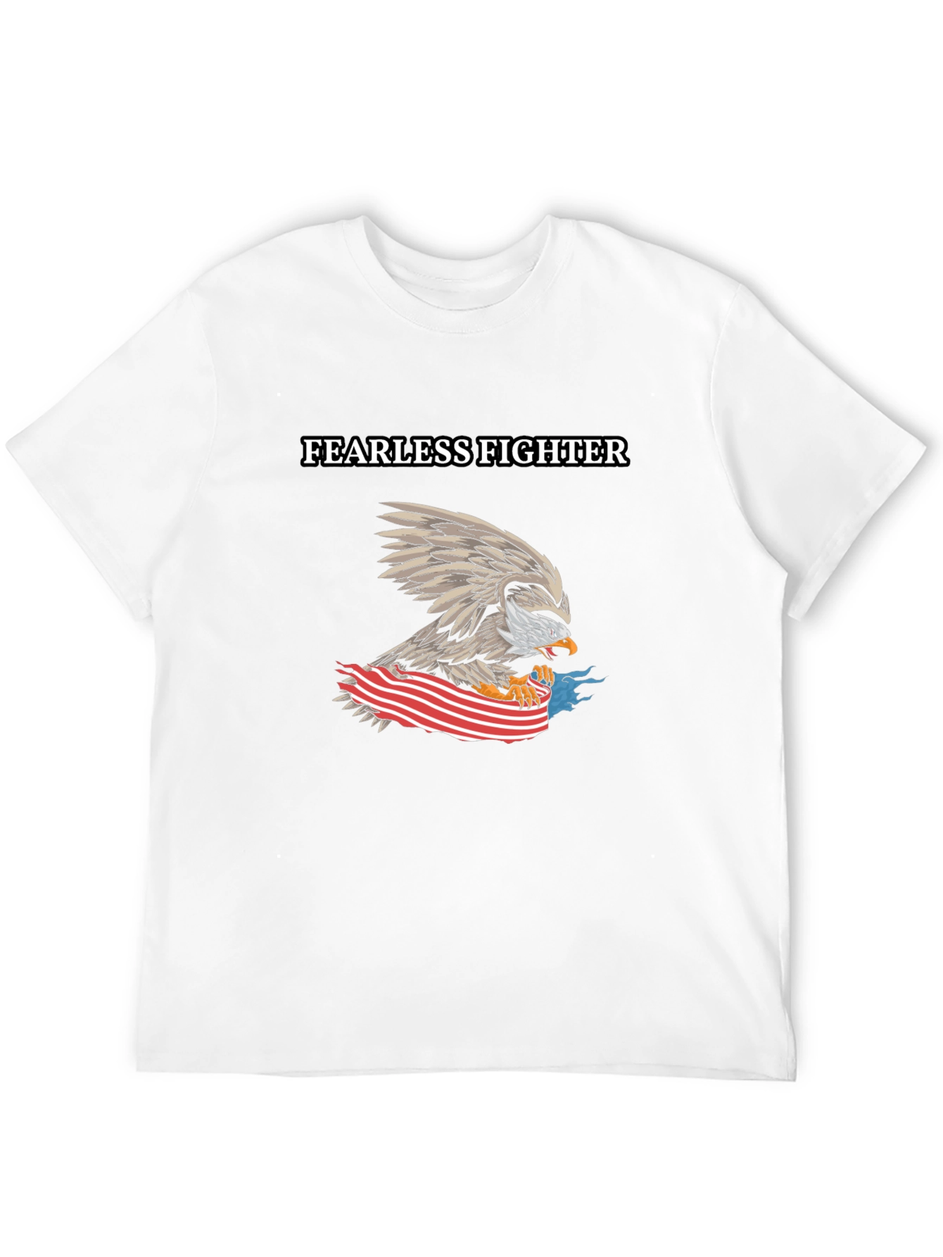 Fearless Fighter Eagle Graphic T-Shirt