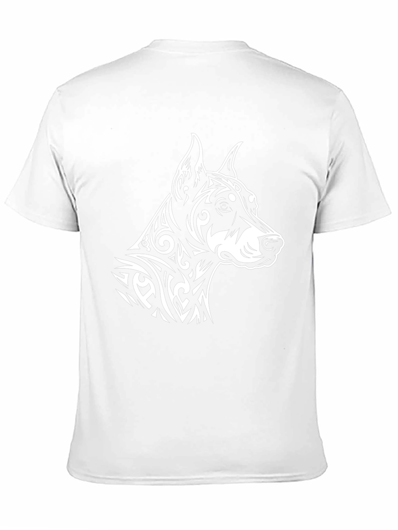 Doberman Dog Graphic T-Shirt - Black