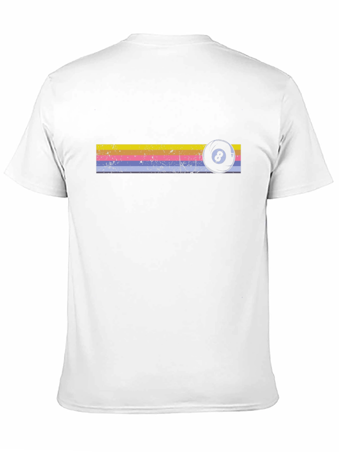 Retro 8 Ball Graphic Tee - Black T-Shirt