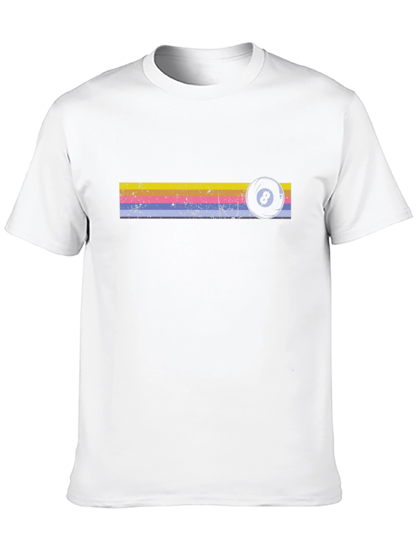 Retro 8 Ball Graphic Tee - Black T-Shirt