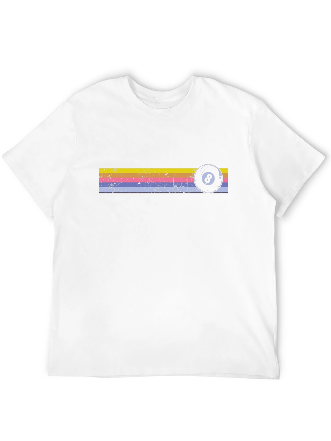 Retro 8 Ball Graphic Tee - Black T-Shirt