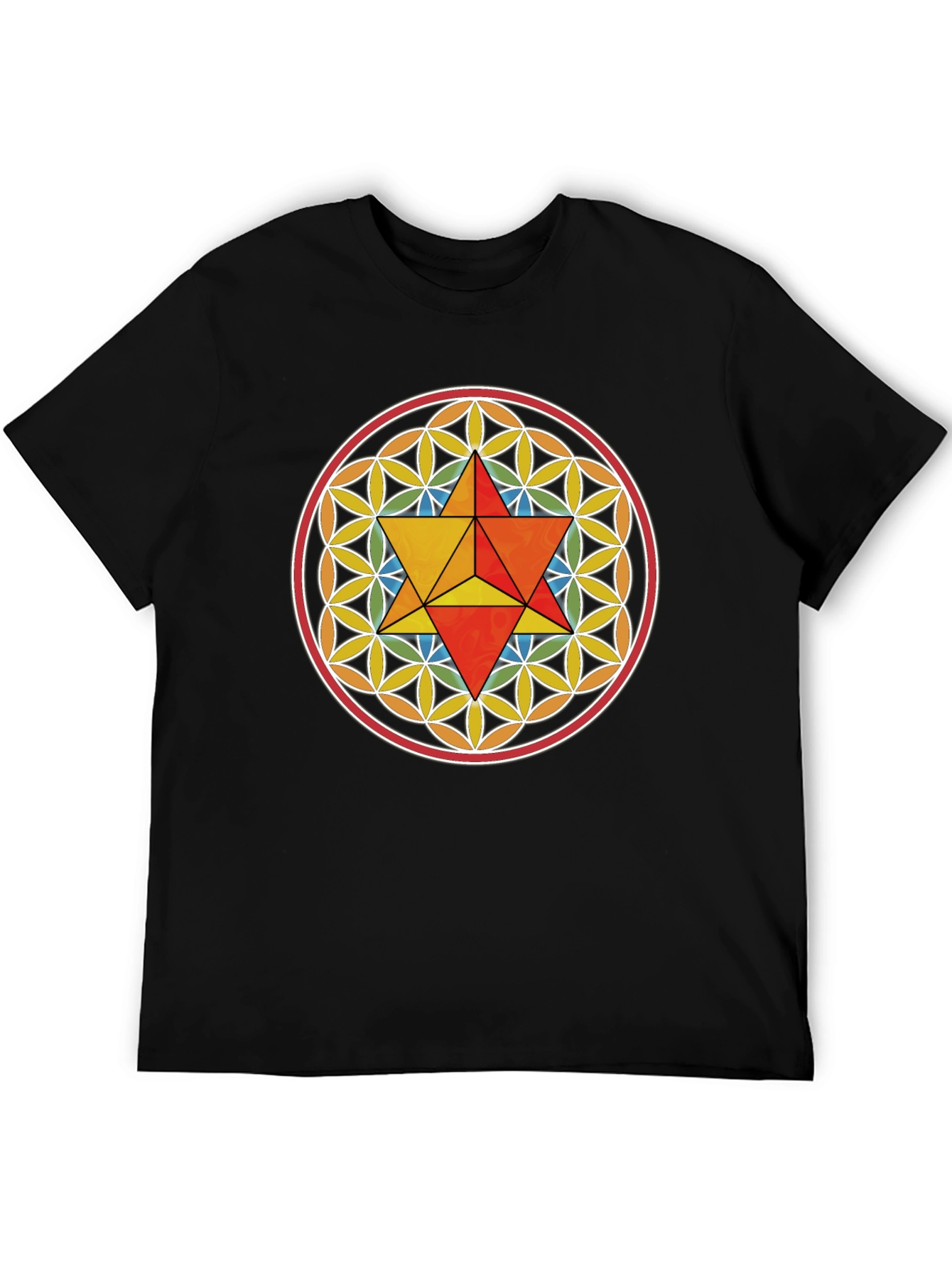 Merkaba Flower of Life Graphic Tee