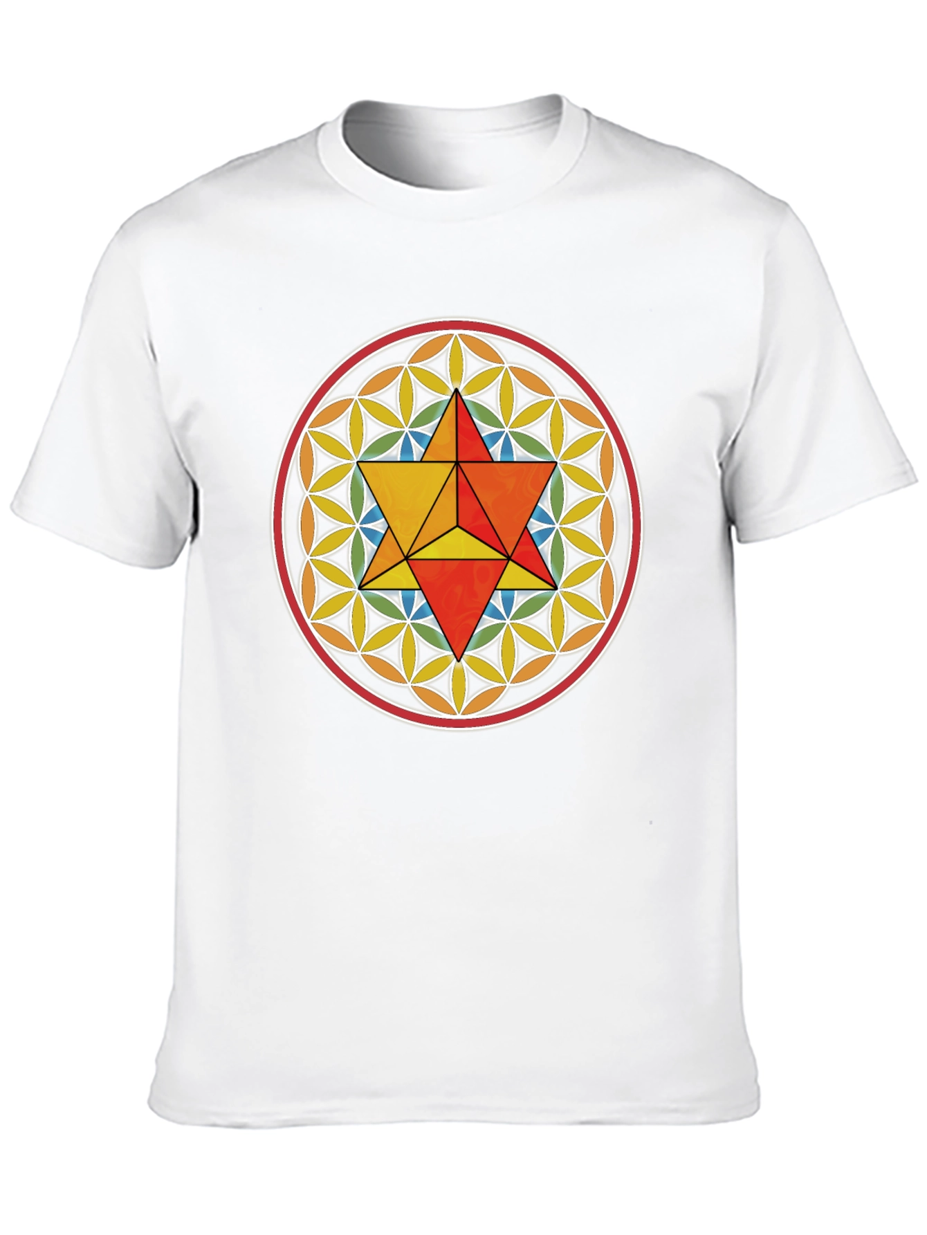 Merkaba Flower of Life Graphic Tee