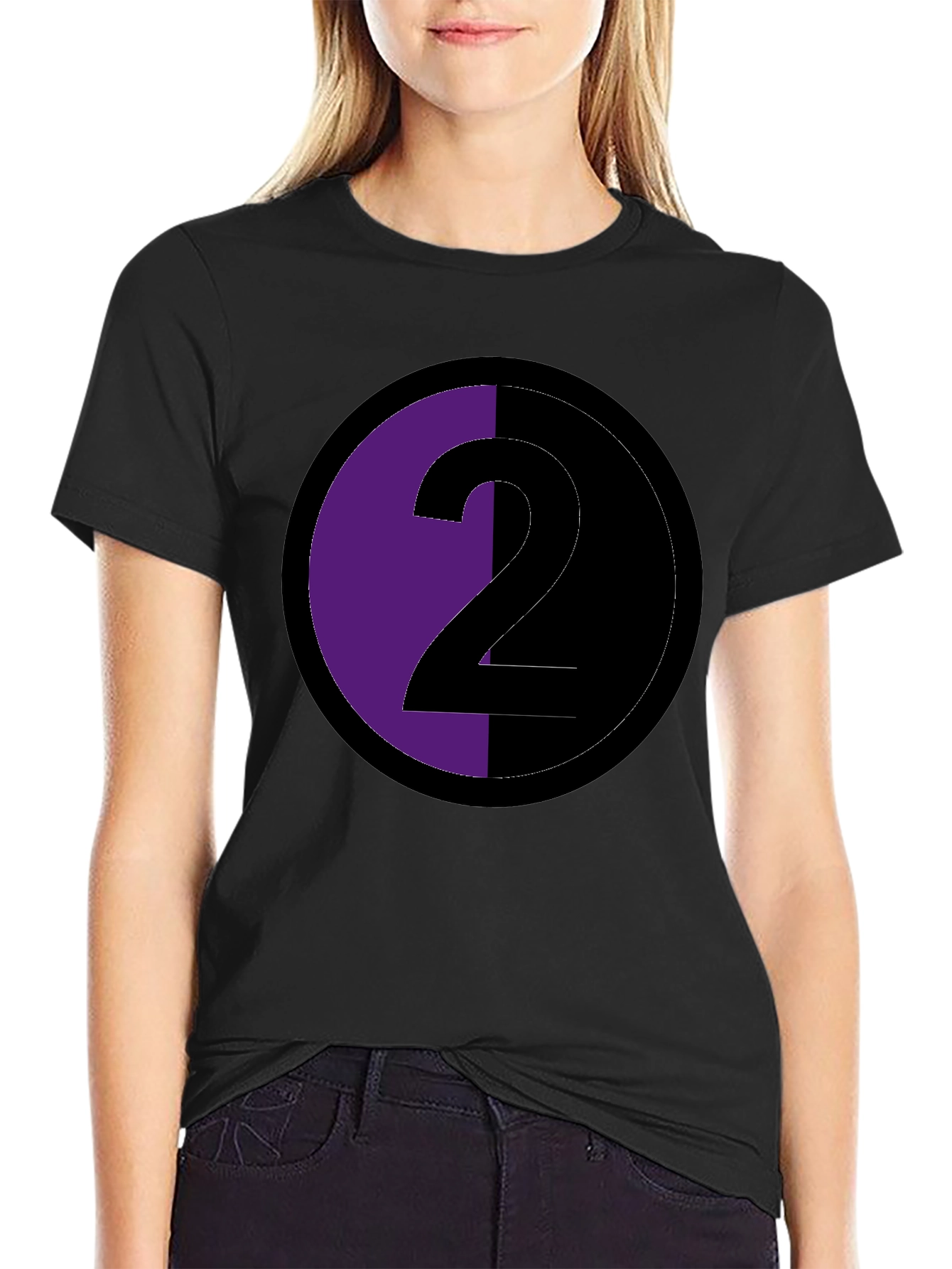 Modern Number Two Graphic T-Shirt