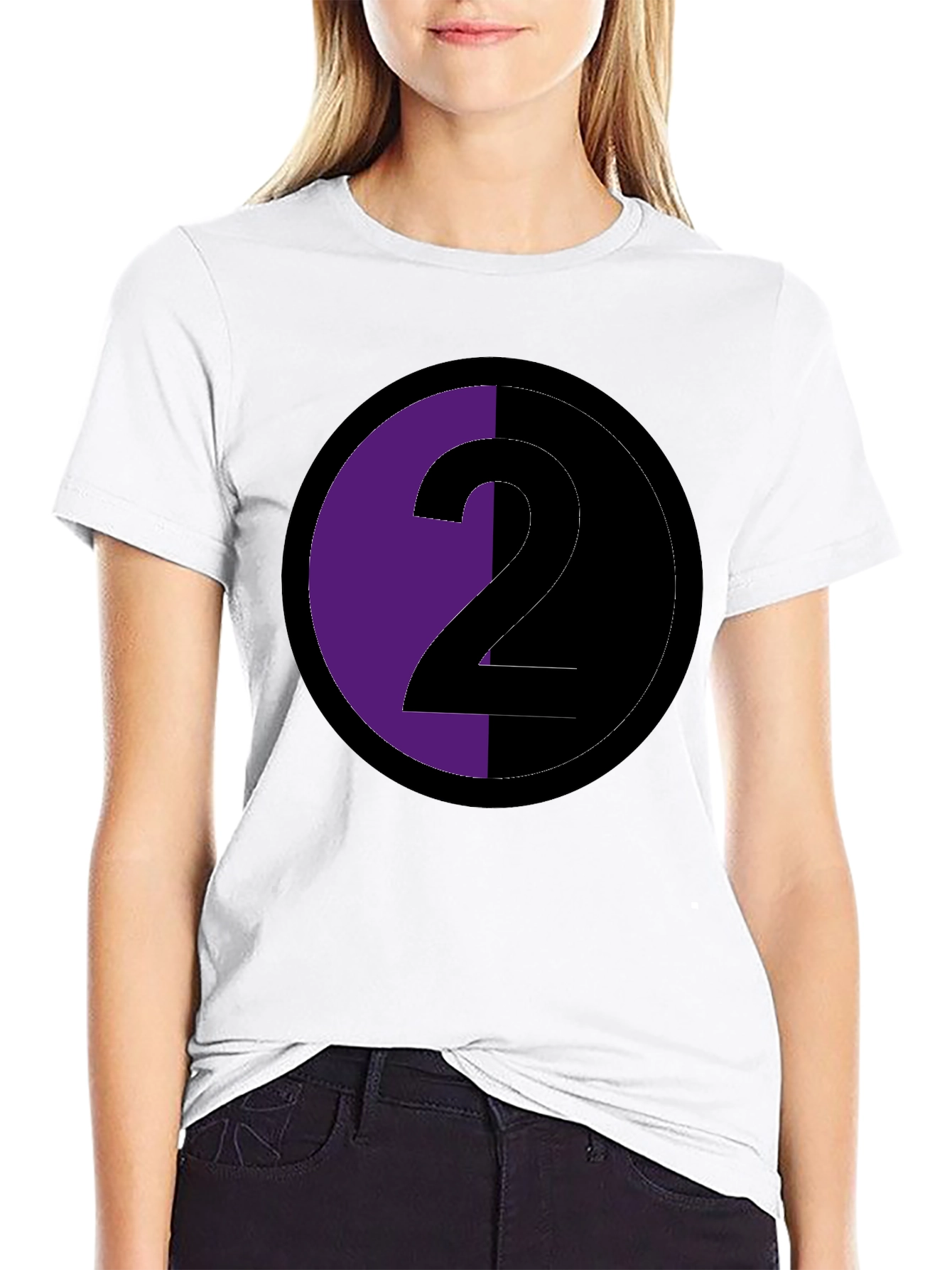 Modern Number Two Graphic T-Shirt