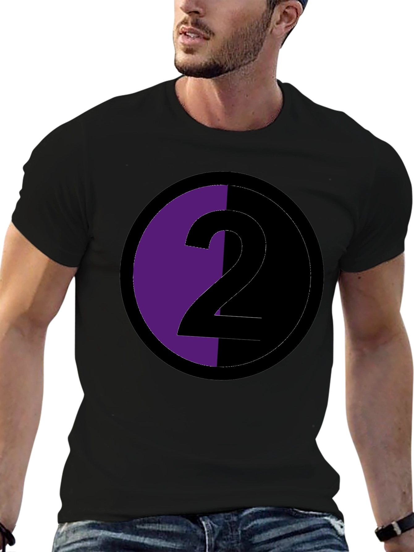 Modern Number Two Graphic T-Shirt