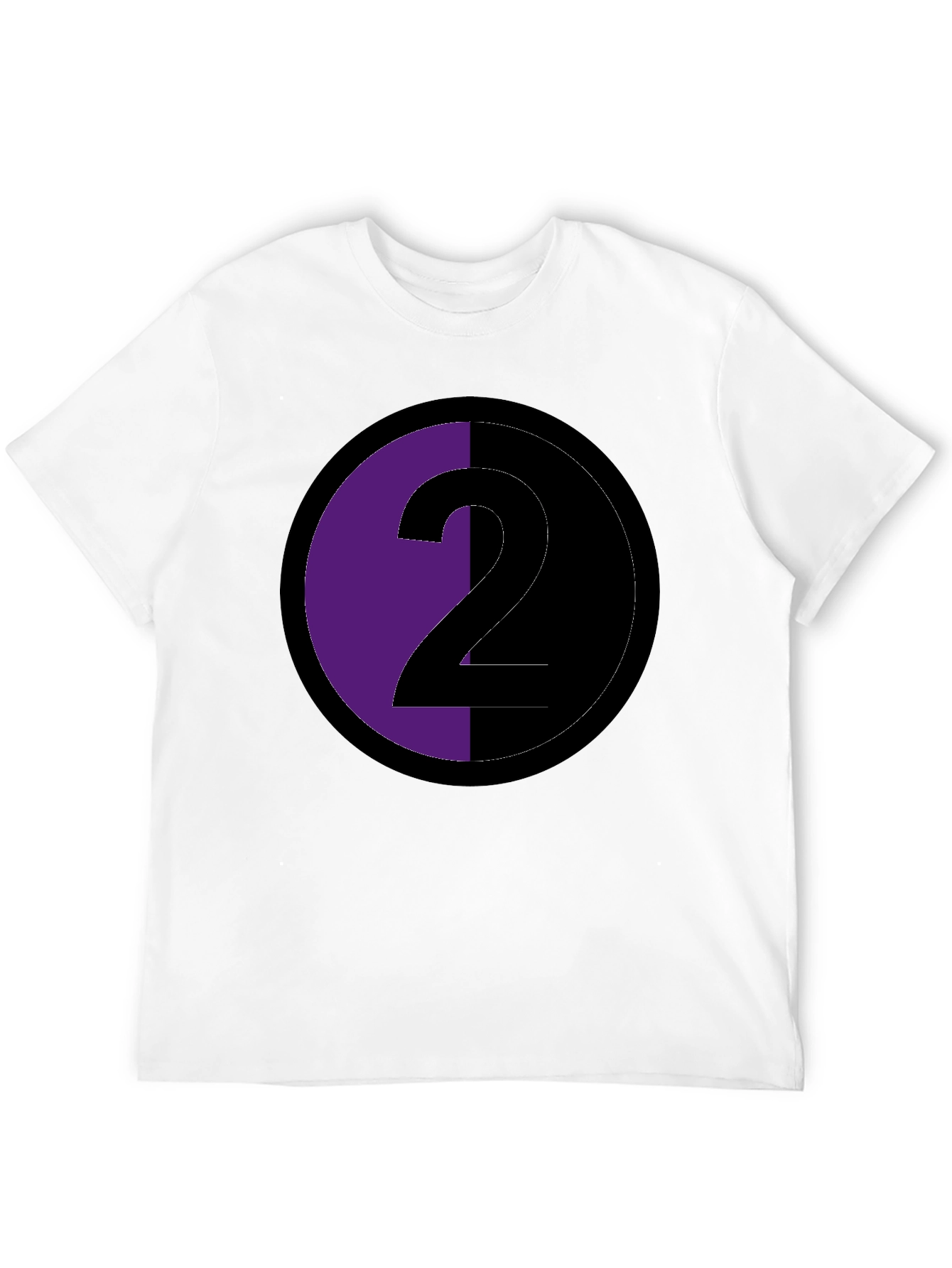 Modern Number Two Graphic T-Shirt