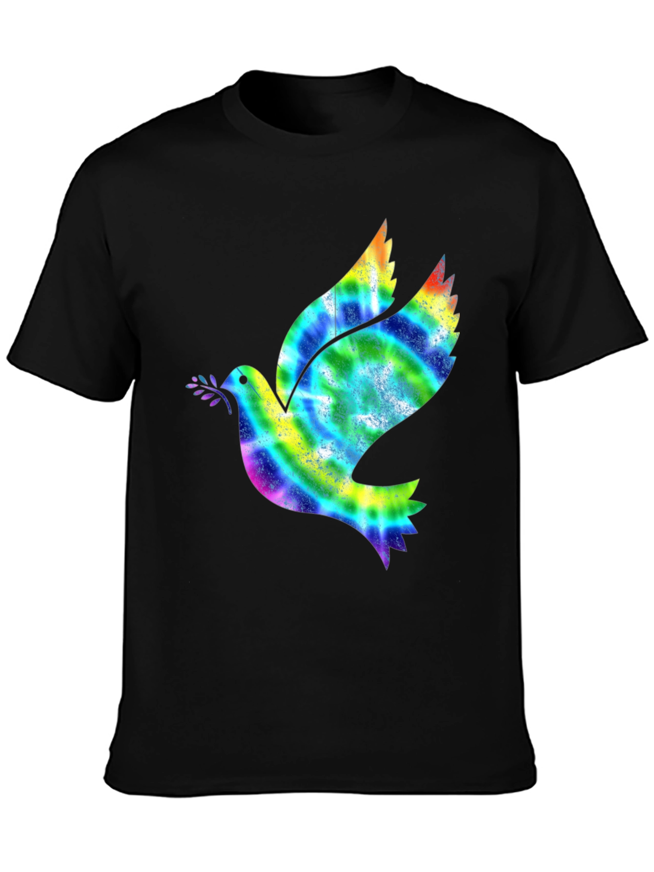 Peace Dove Tie Dye Graphic T-Shirt