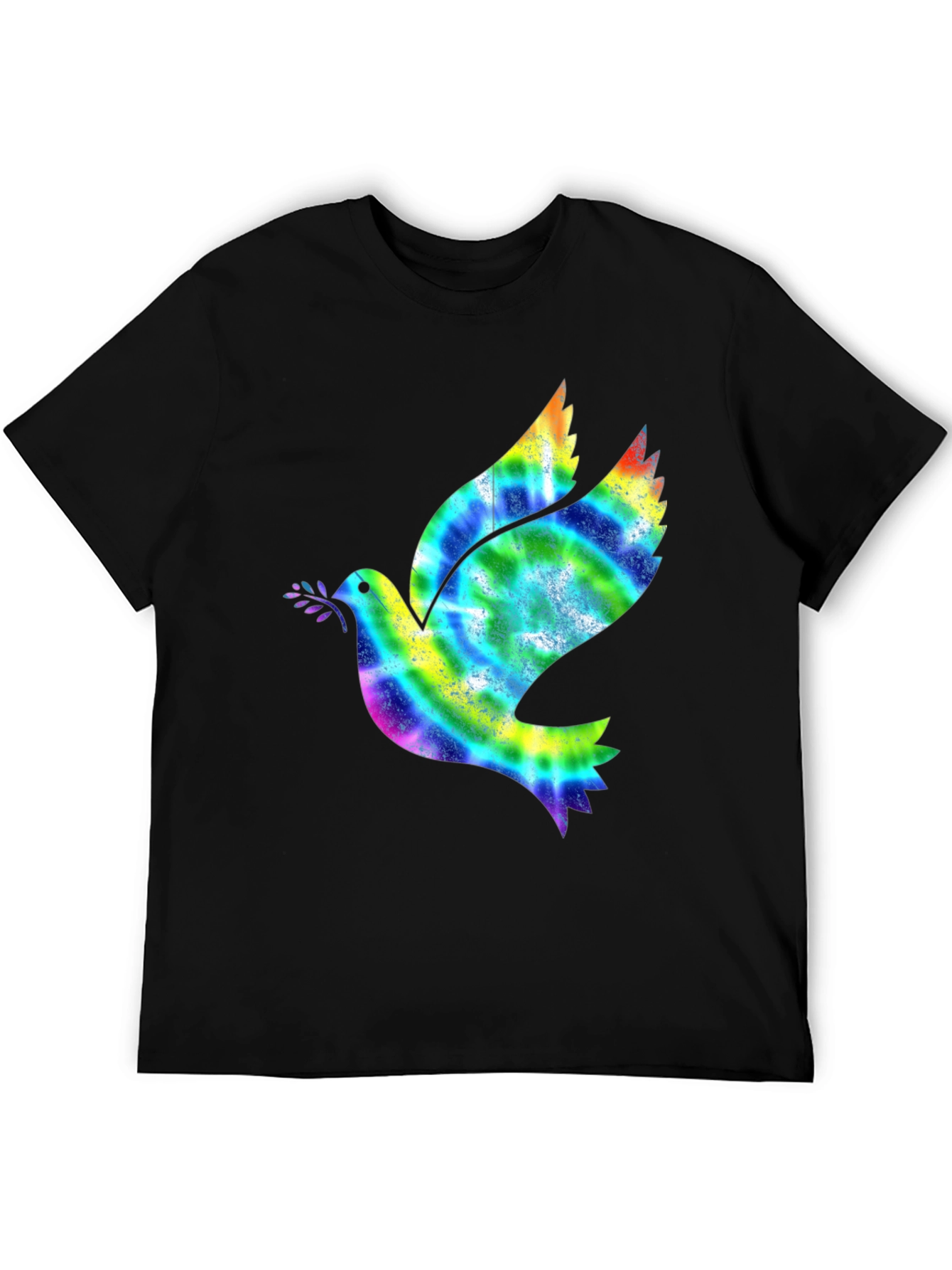 Peace Dove Tie Dye Graphic T-Shirt