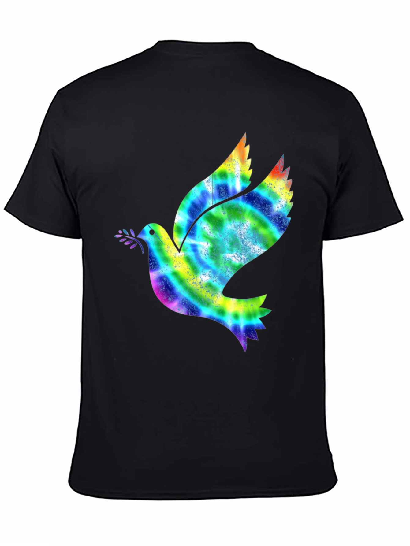 Peace Dove Tie Dye Graphic T-Shirt