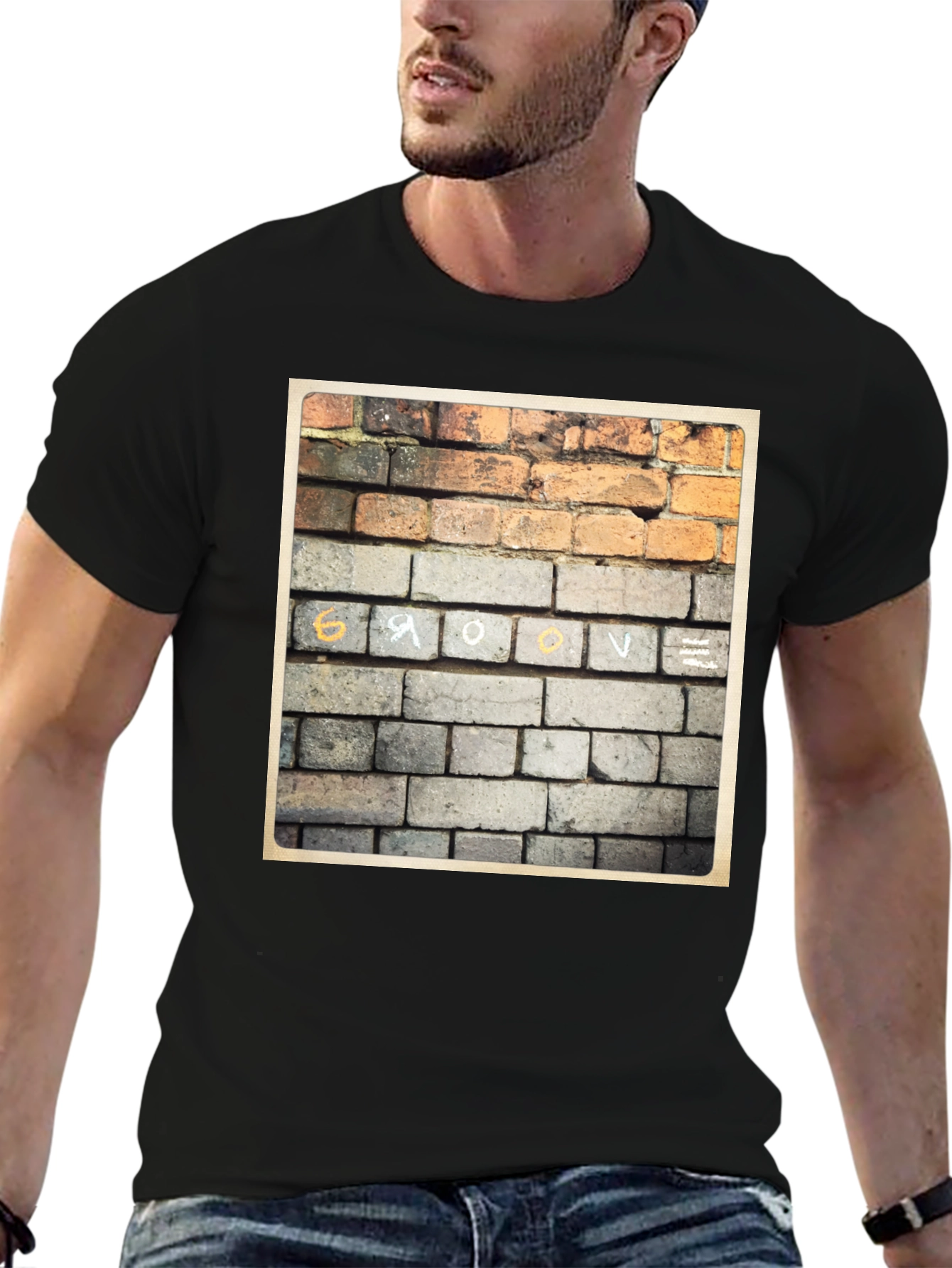 Brick Wall Graphic Tee - Unique Streetwear