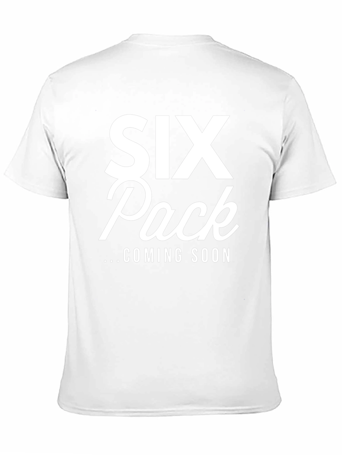Six Pack Coming Soon Black T-Shirt