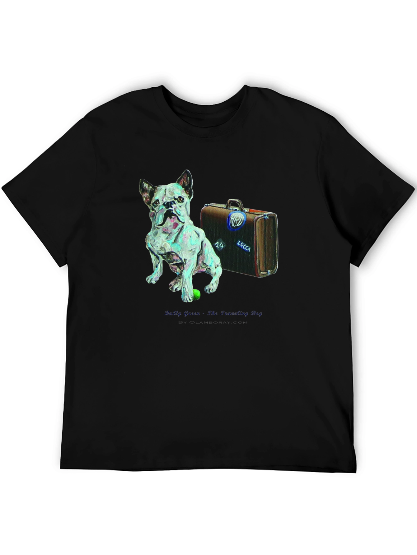 Dog & Suitcase Graphic Tee - The Traveling Dog