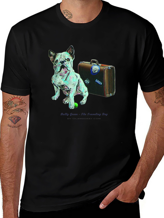 Dog & Suitcase Graphic Tee - The Traveling Dog
