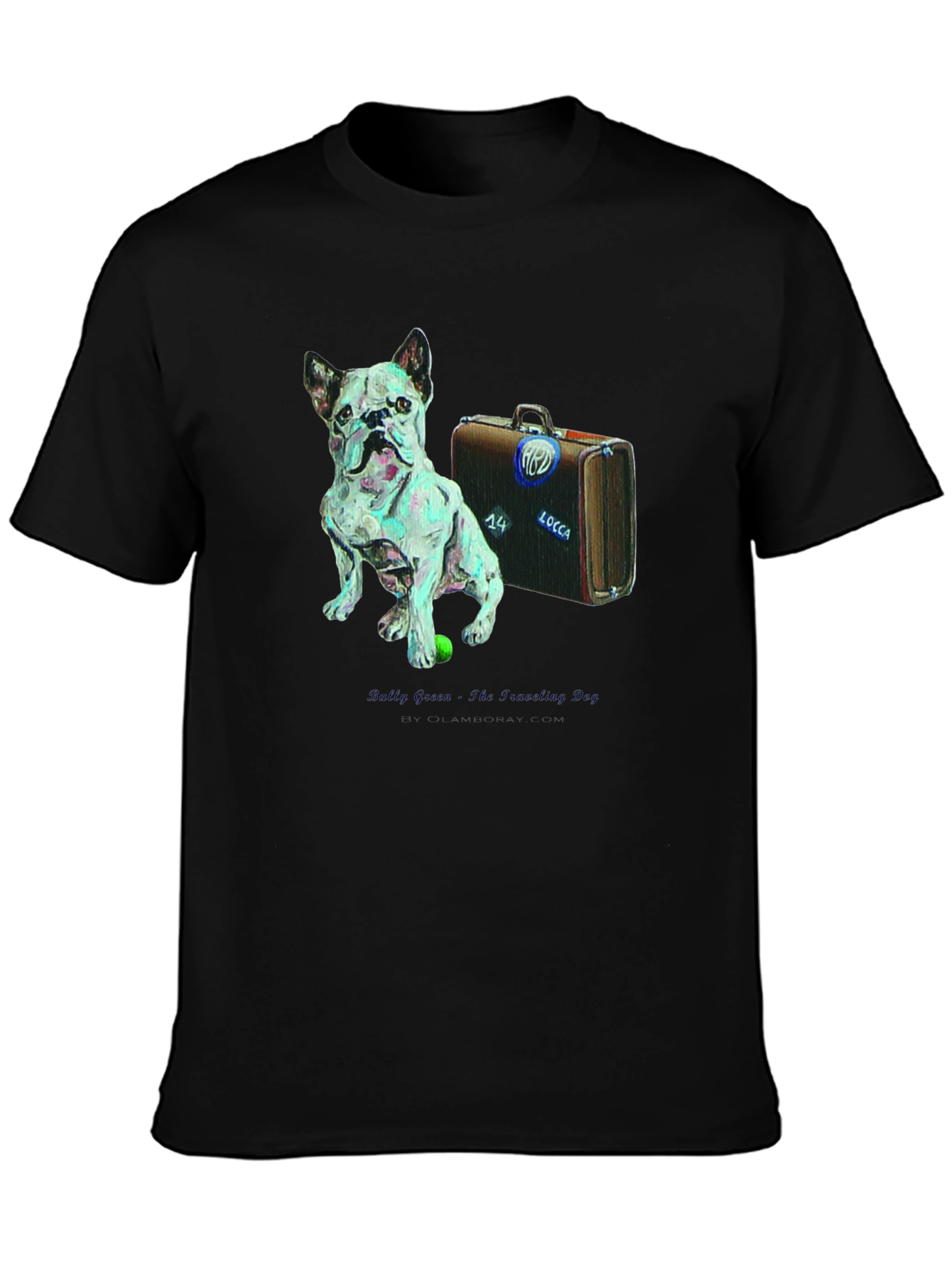 Dog & Suitcase Graphic Tee - The Traveling Dog
