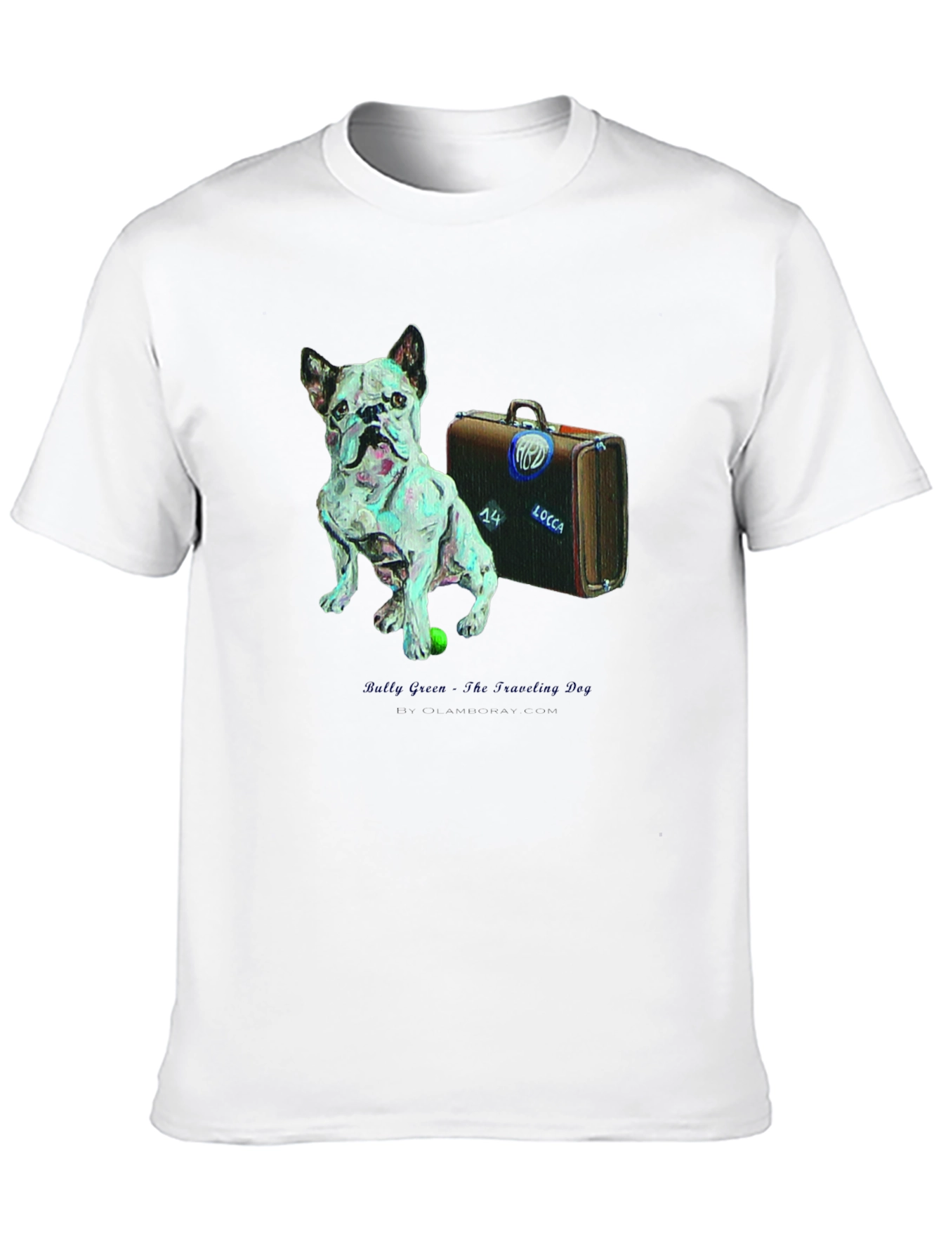 Dog & Suitcase Graphic Tee - The Traveling Dog