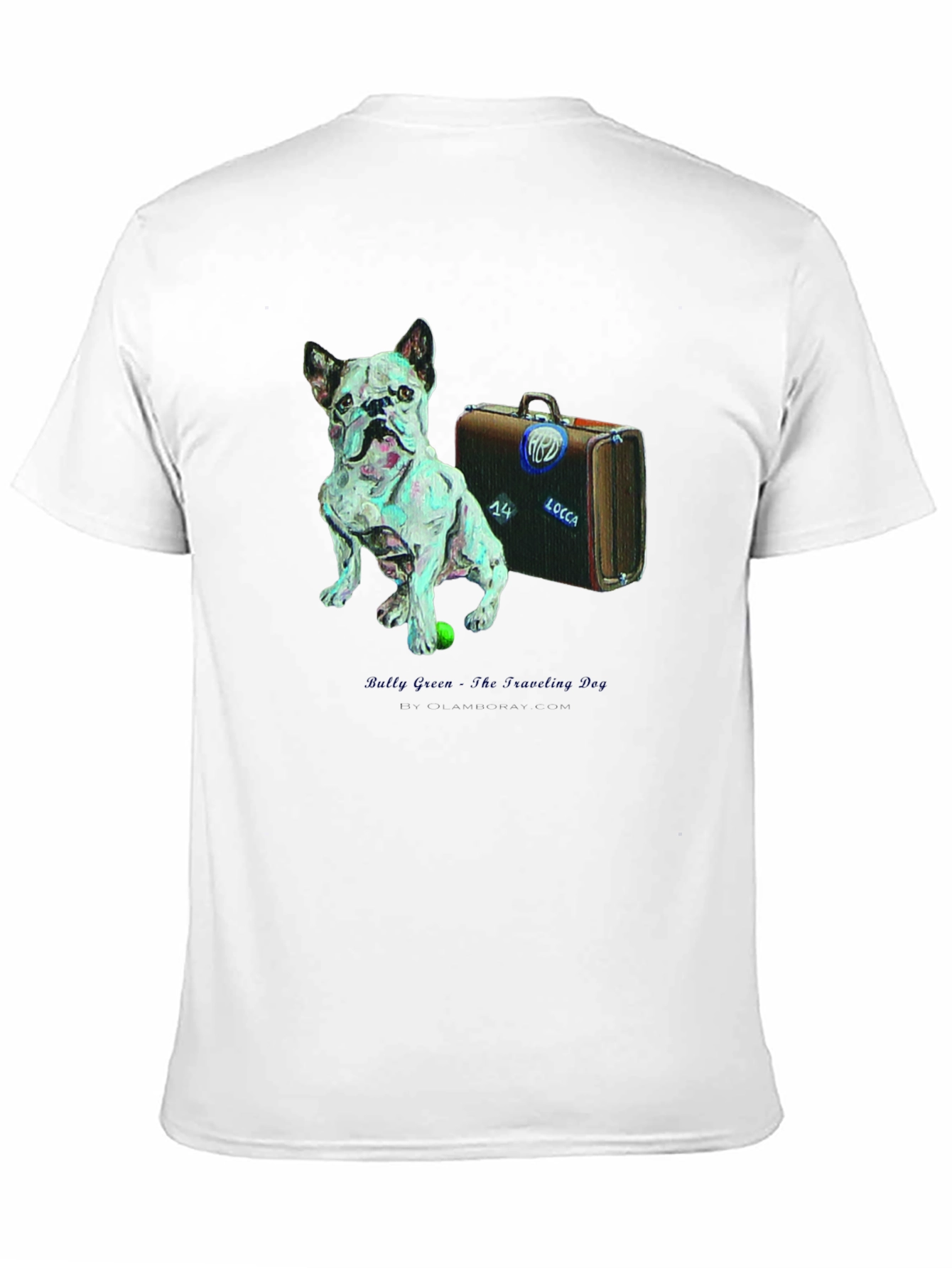 Dog & Suitcase Graphic Tee - The Traveling Dog