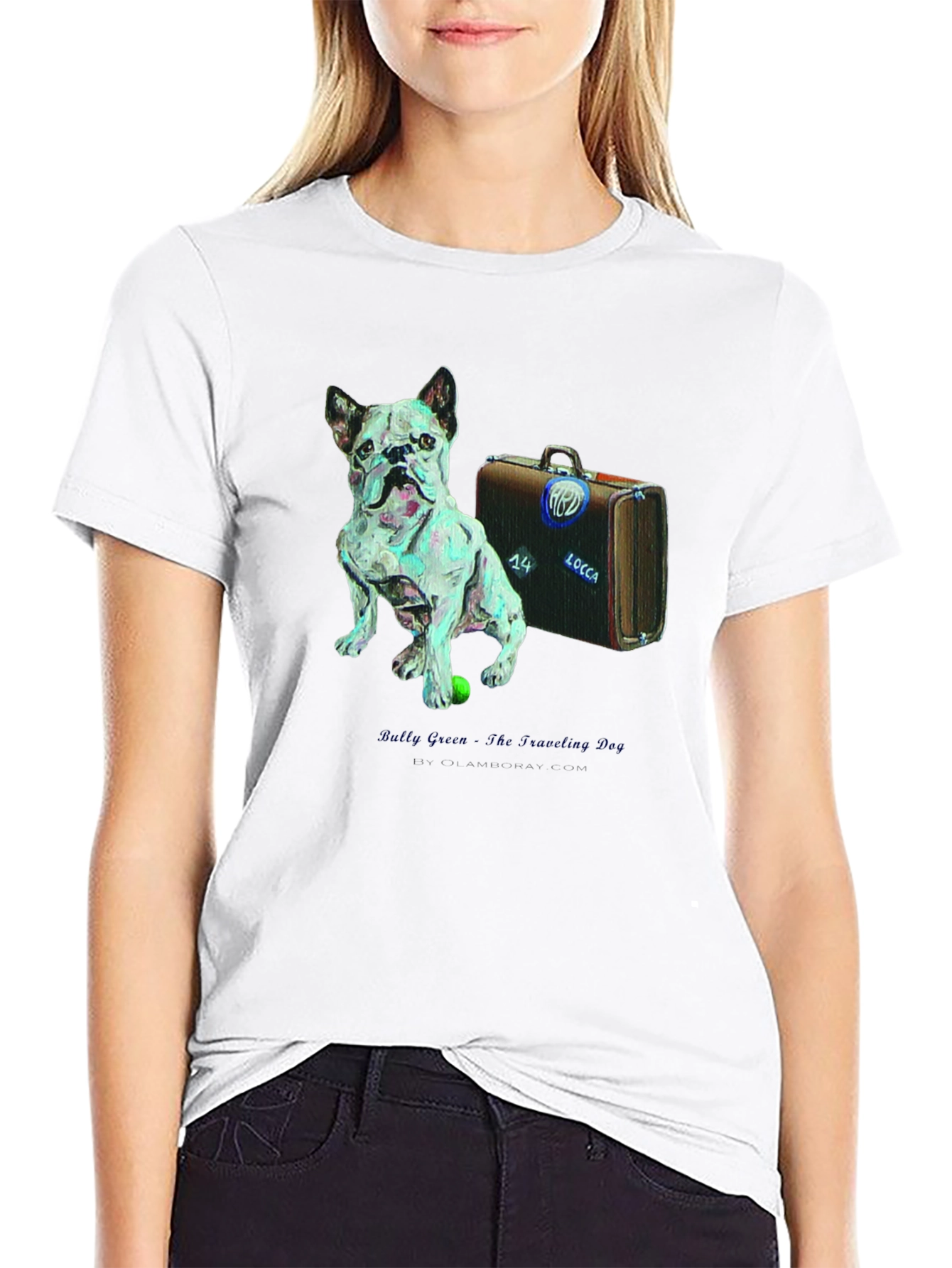 Dog & Suitcase Graphic Tee - The Traveling Dog