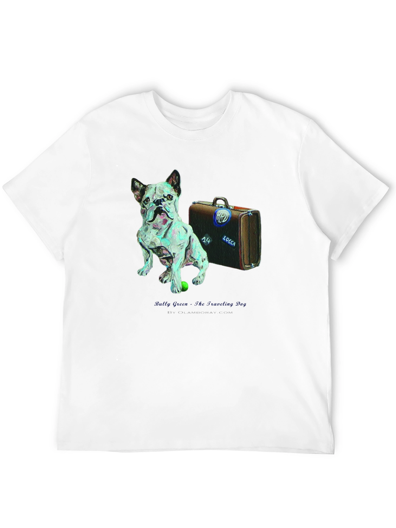 Dog & Suitcase Graphic Tee - The Traveling Dog
