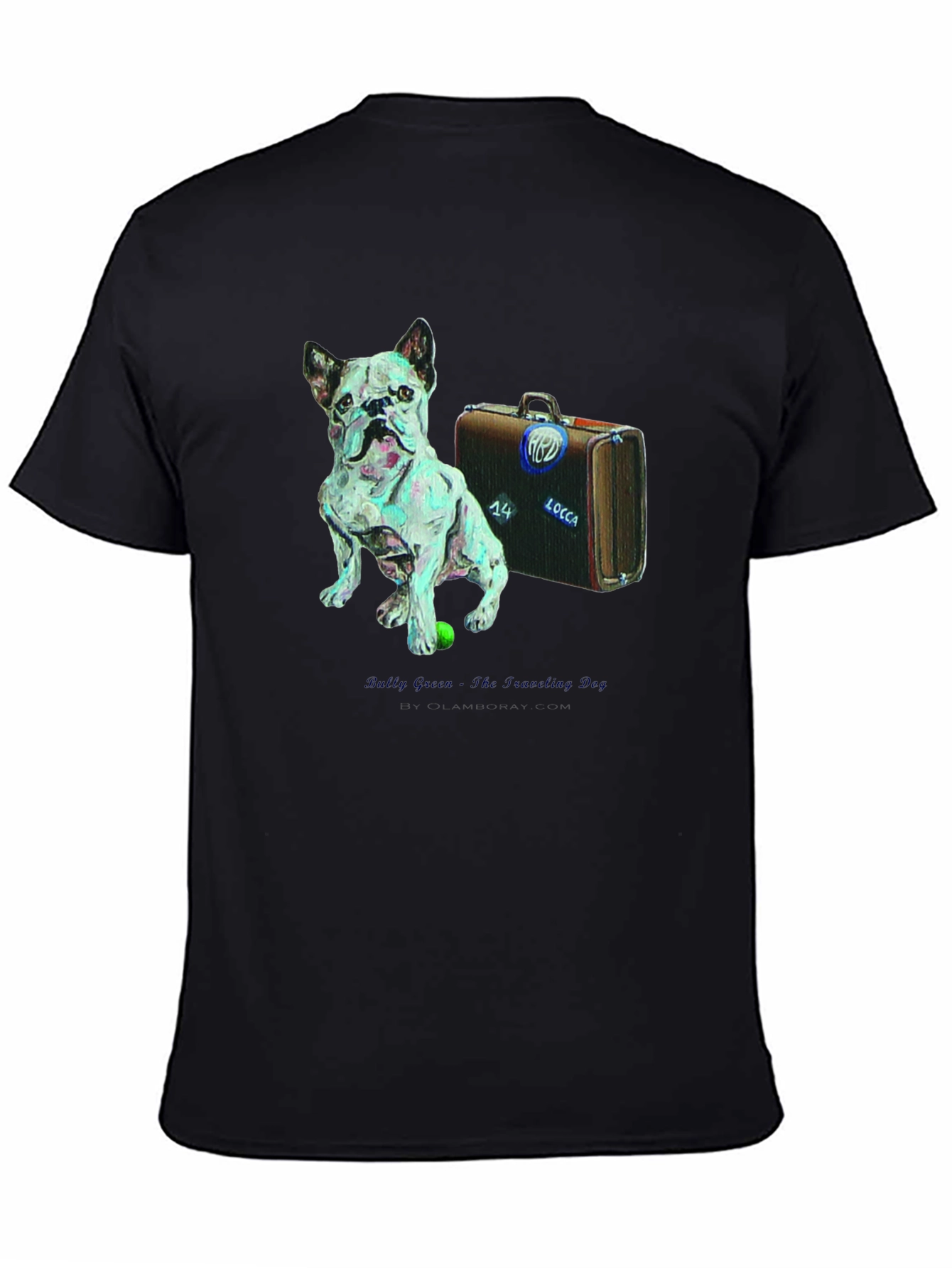 Dog & Suitcase Graphic Tee - The Traveling Dog