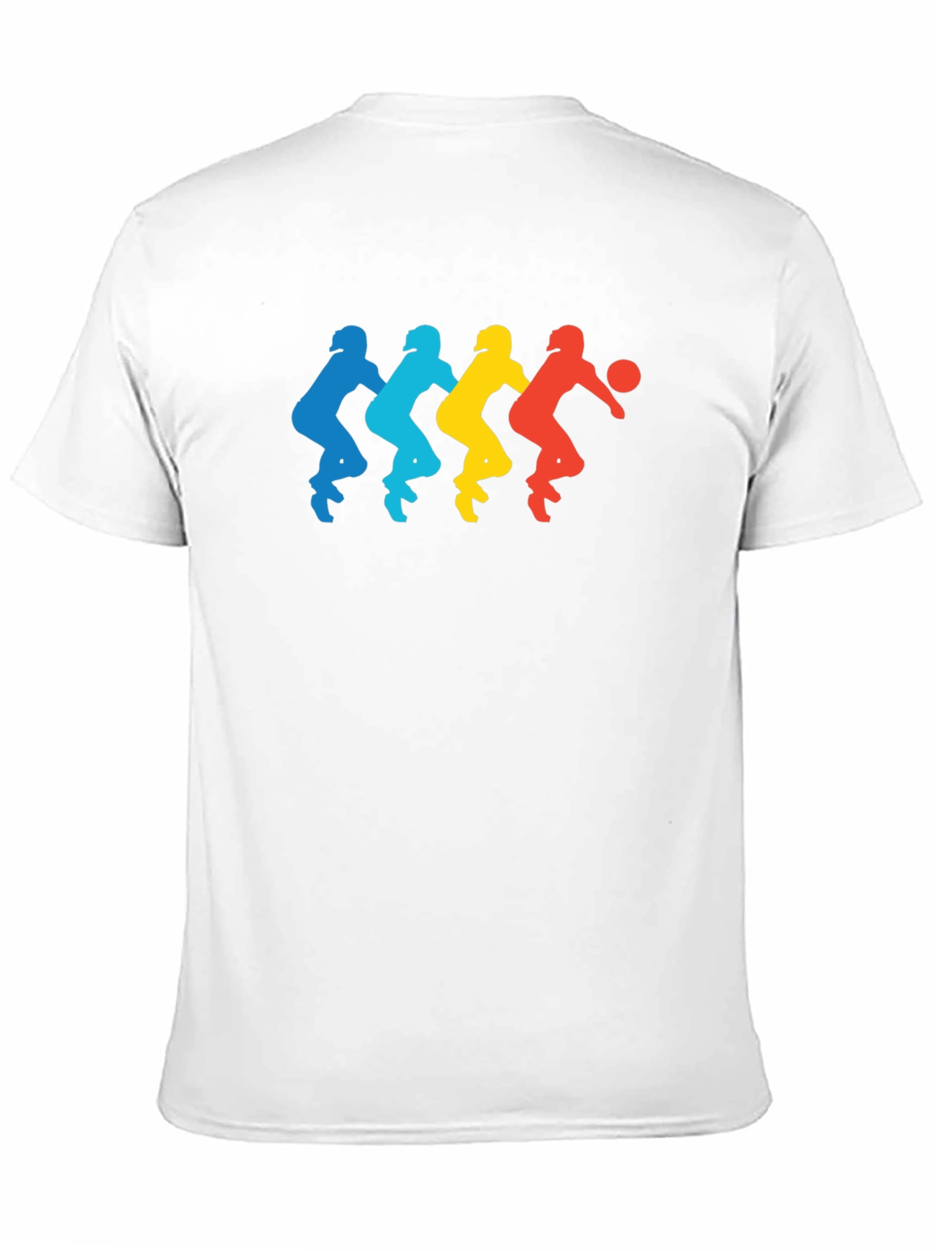 Retro Basketball Player Silhouette Graphic Tee