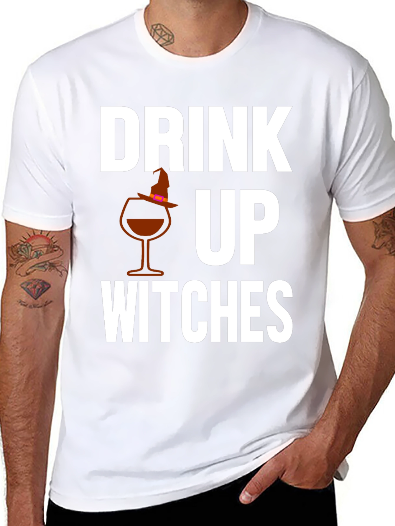Drink Up Witches Graphic T-Shirt