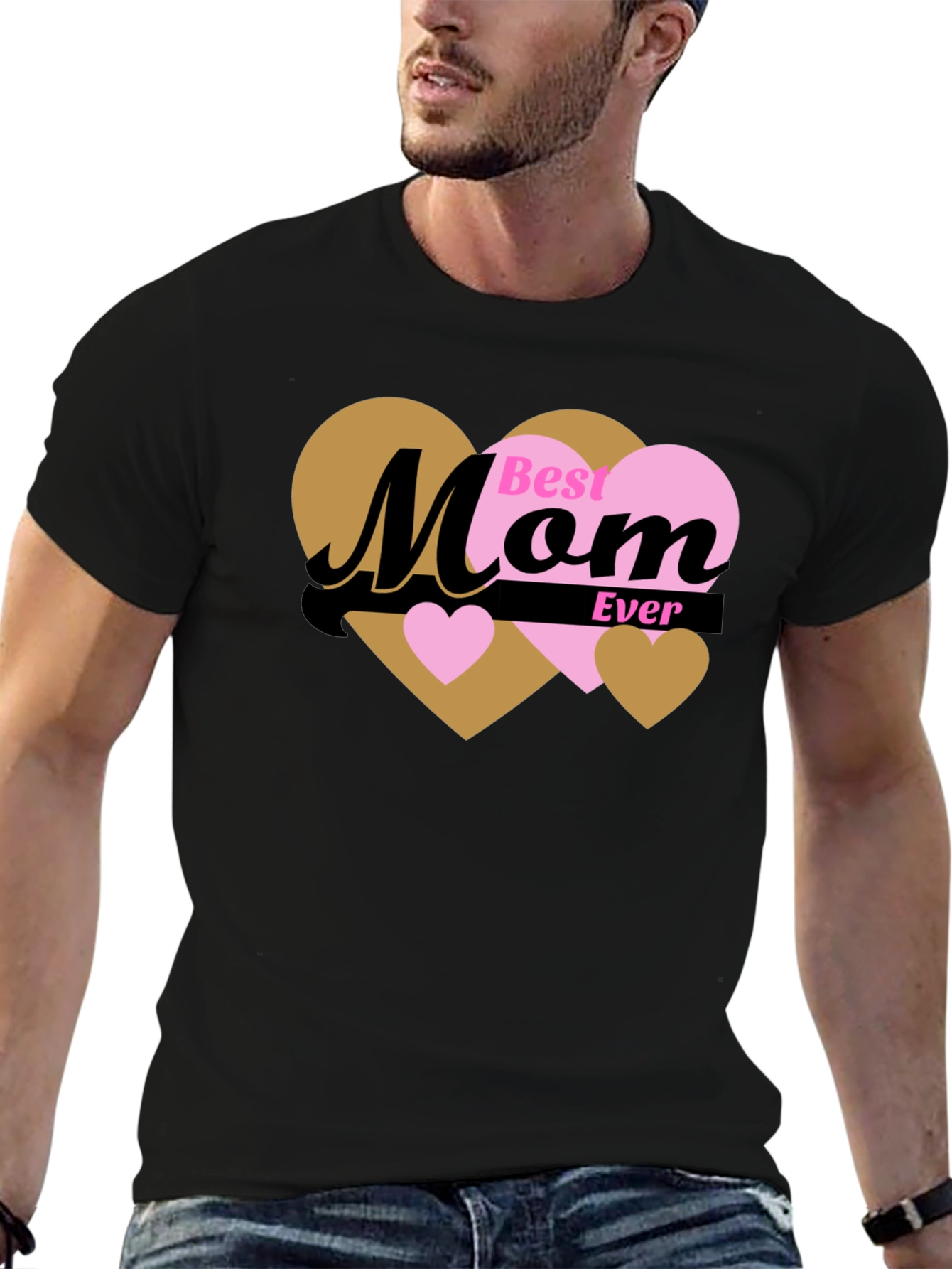 Best Mom Ever T-Shirt - Heart Design