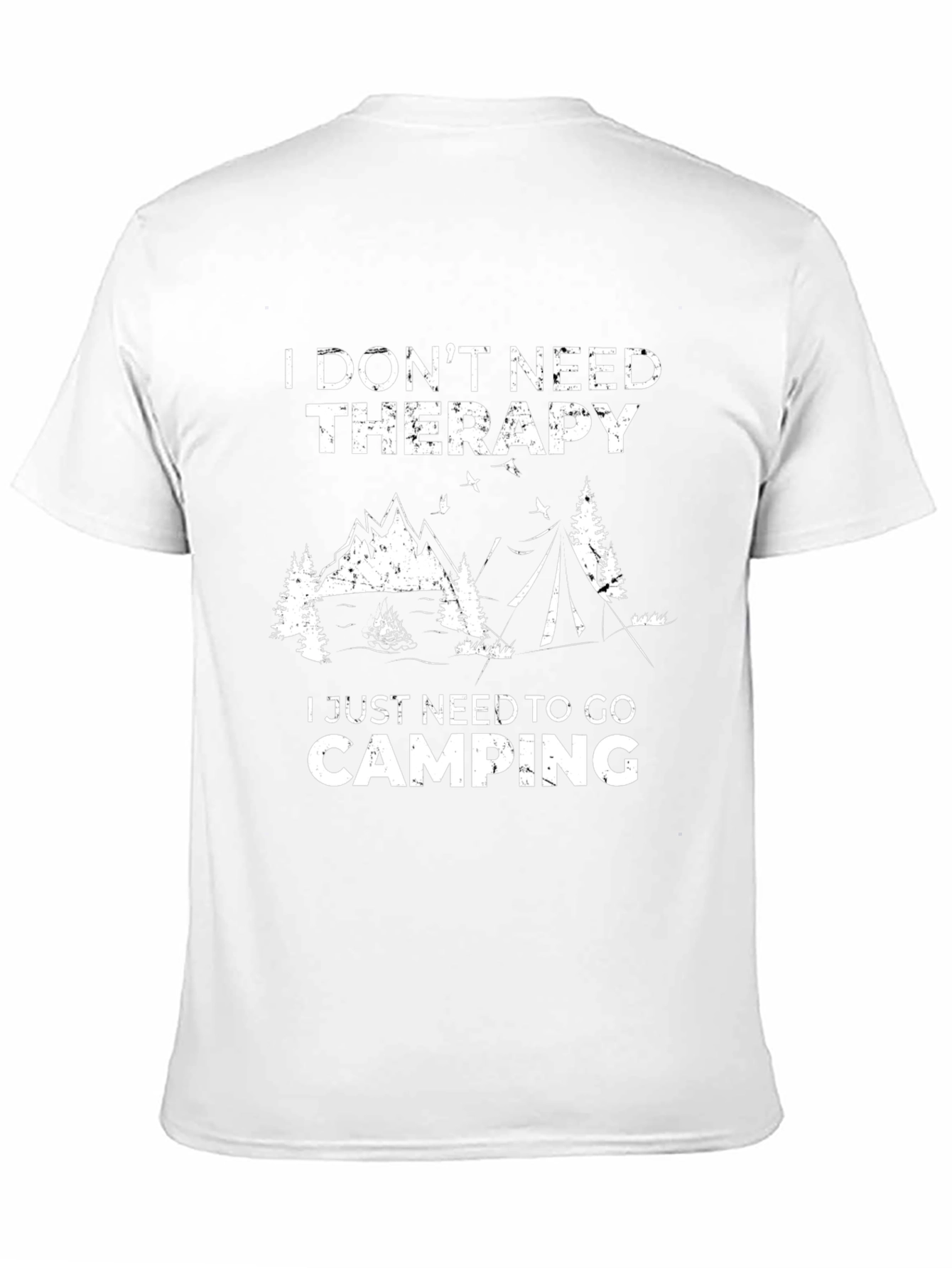 Camping Therapy T-Shirt - Nature Lover Tee