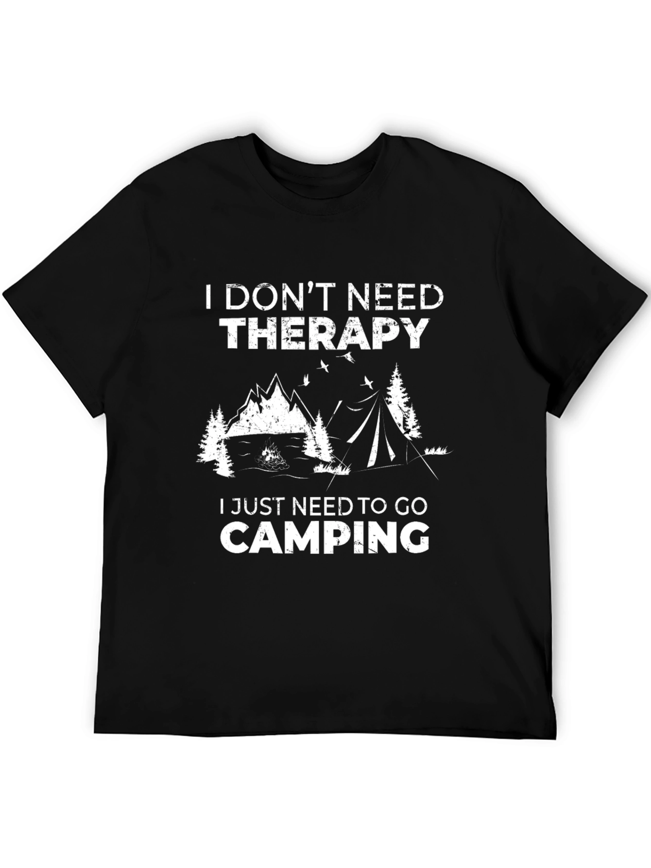 Camping Therapy T-Shirt - Nature Lover Tee