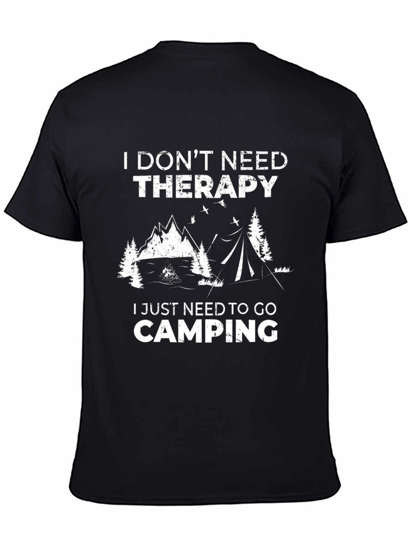 Camping Therapy T-Shirt - Nature Lover Tee