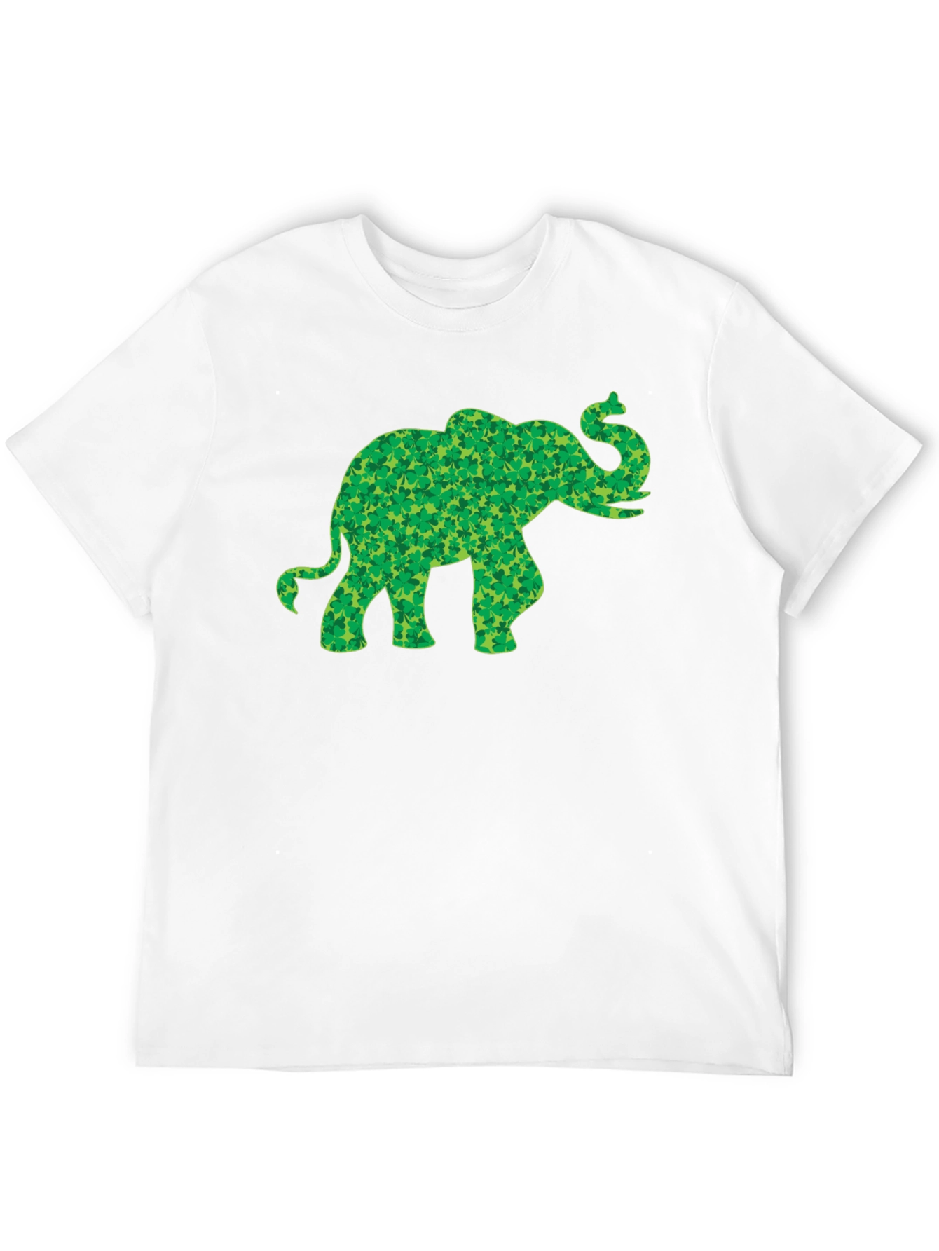Clover Elephant T-Shirt - St. Patricks Day Luck