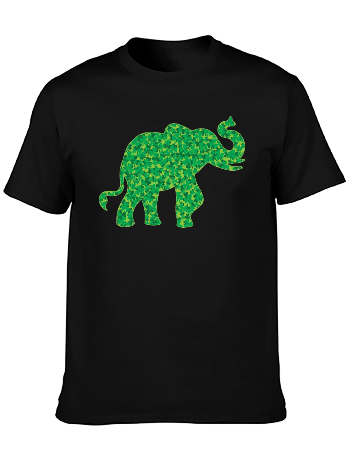 Clover Elephant T-Shirt - St. Patricks Day Luck