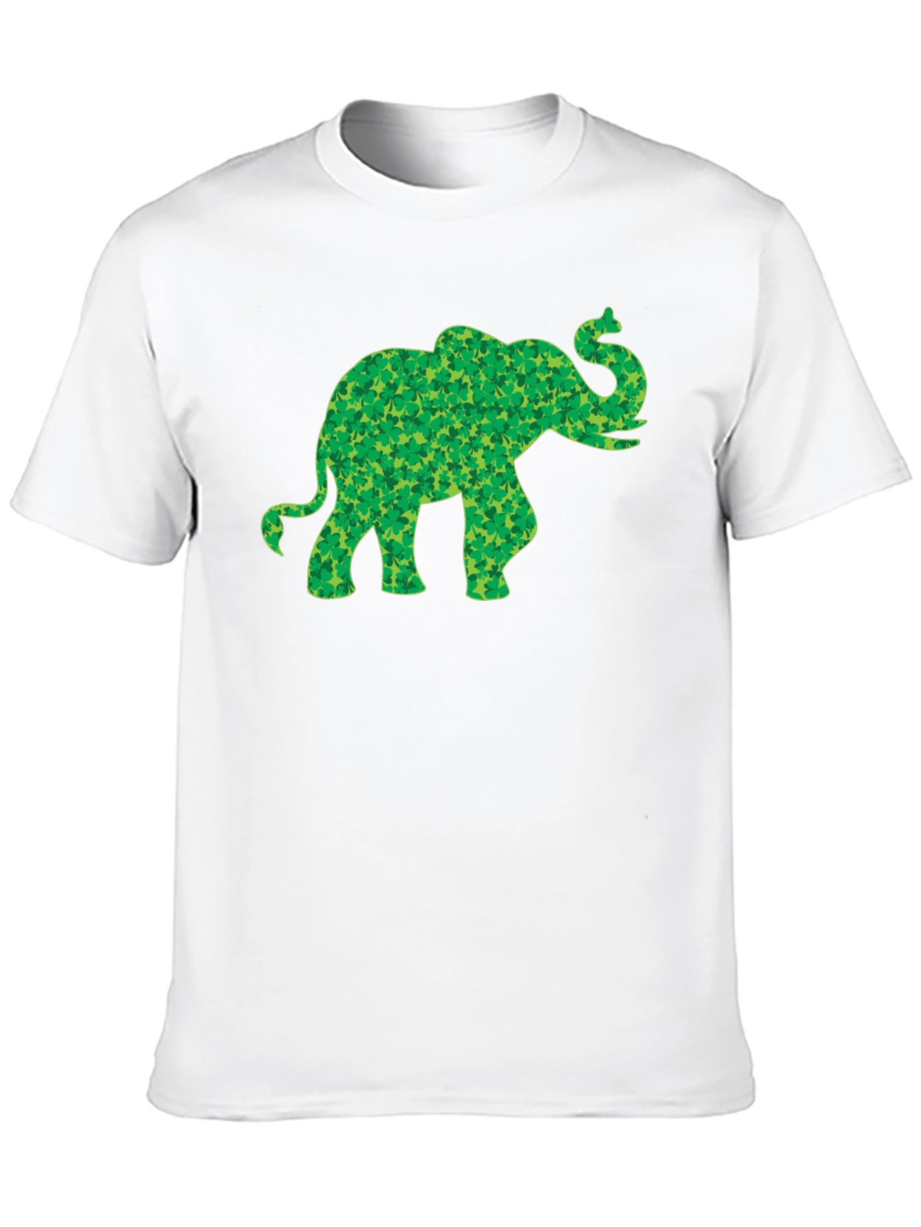 Clover Elephant T-Shirt - St. Patricks Day Luck