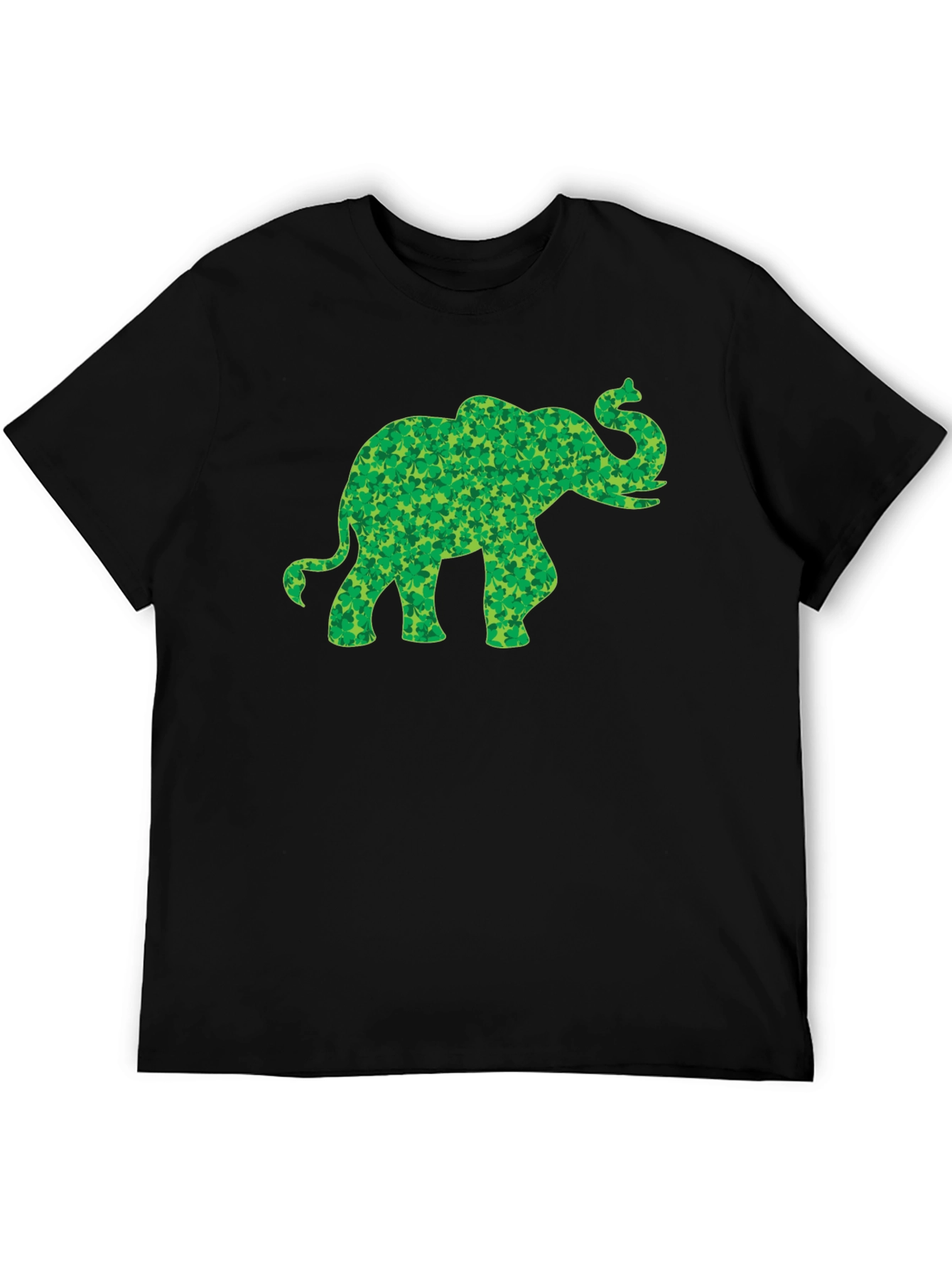 Clover Elephant T-Shirt - St. Patricks Day Luck