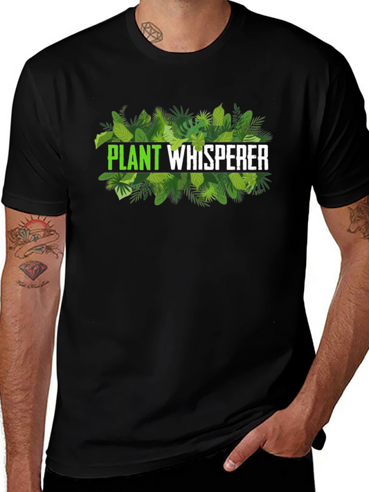 Plant Whisperer Graphic Tee - Nature Lover T-Shirt