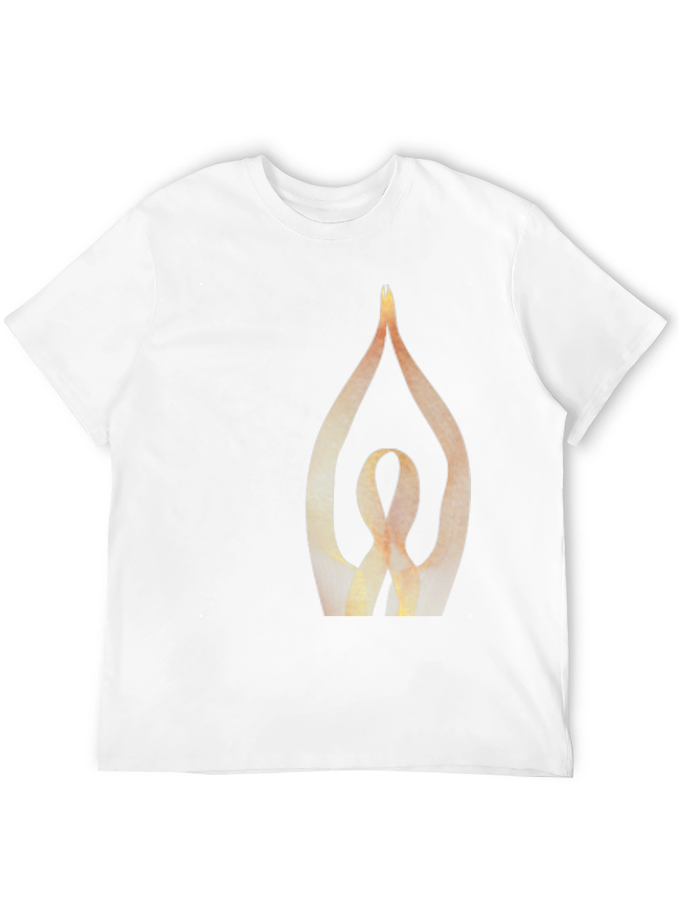 Yoga Pose Graphic Black T-Shirt
