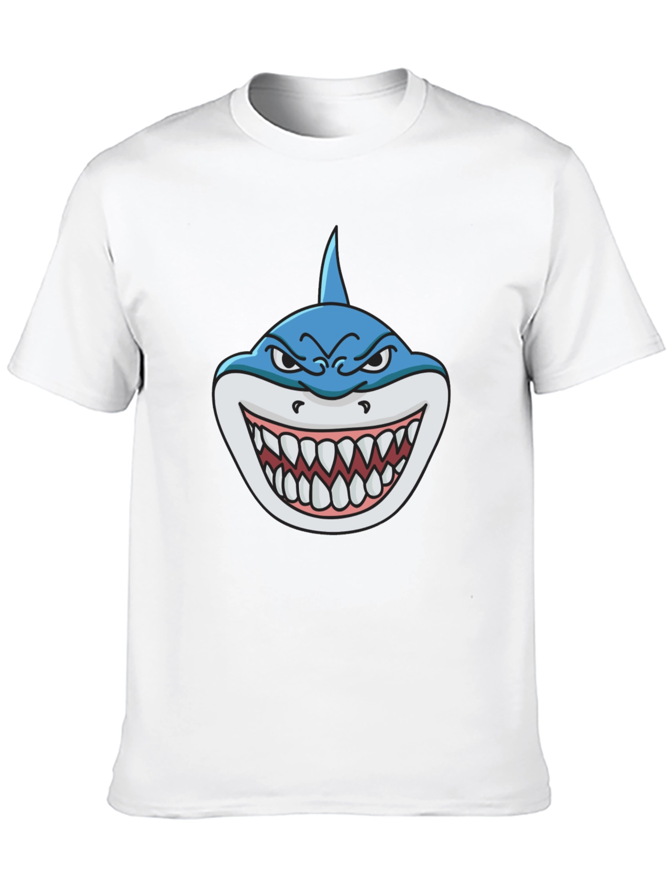 Shark Attack Graphic Tee - Mens Black T-Shirt