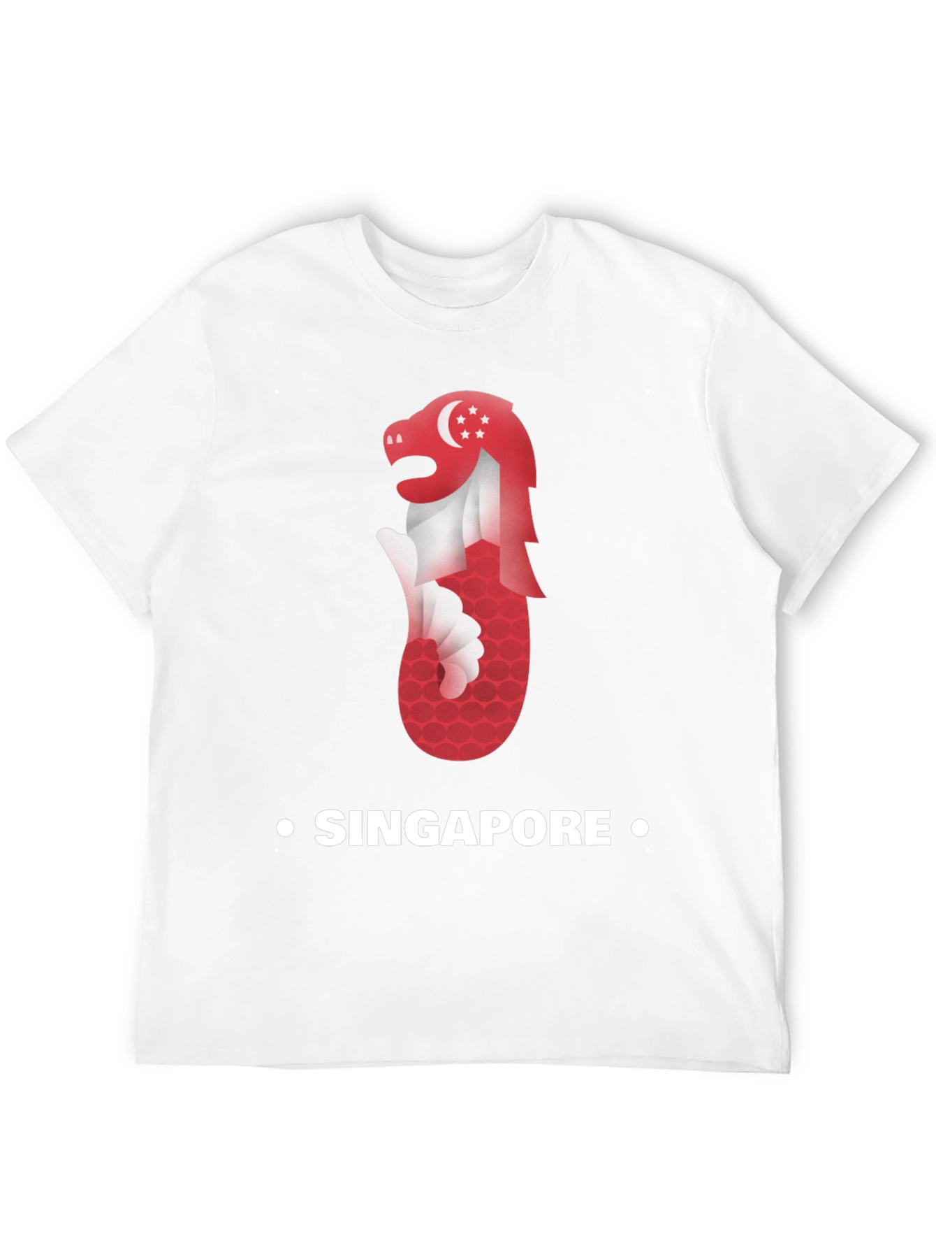 Singapore Merlion Graphic Tee
