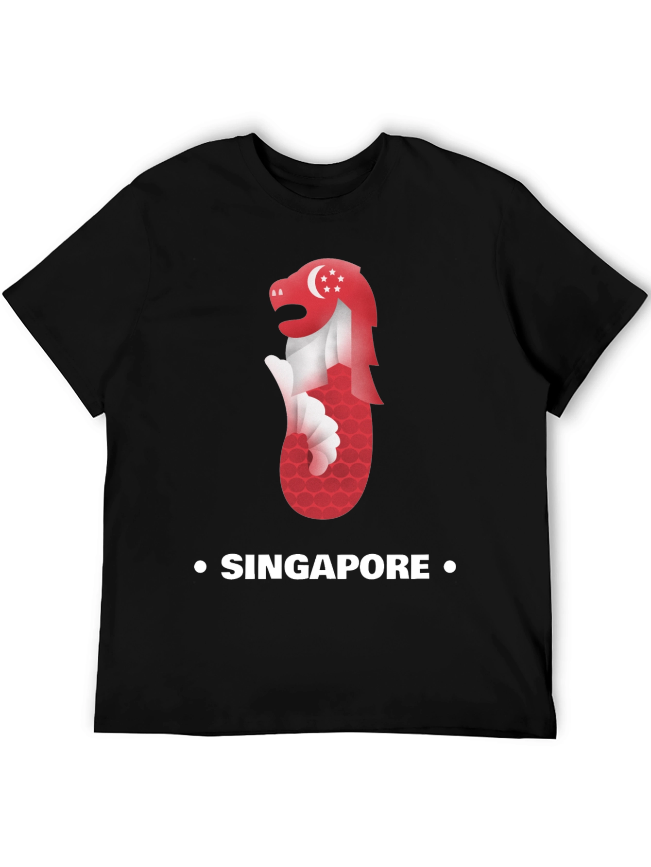 Singapore Merlion Graphic Tee