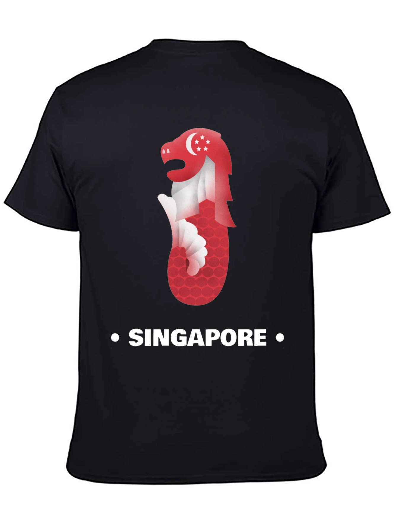 Singapore Merlion Graphic Tee