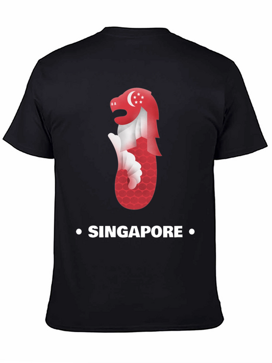 Singapore Merlion Graphic Tee