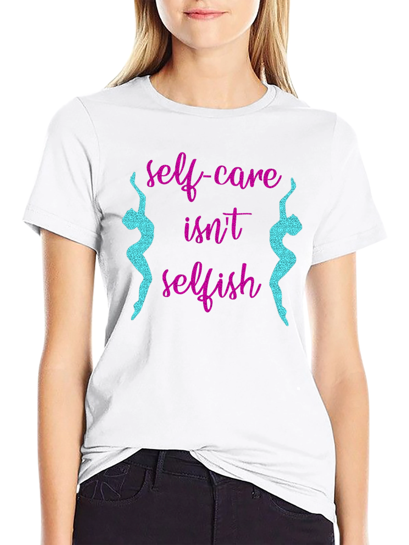 Self-Care Isnt Selfish Black Tee