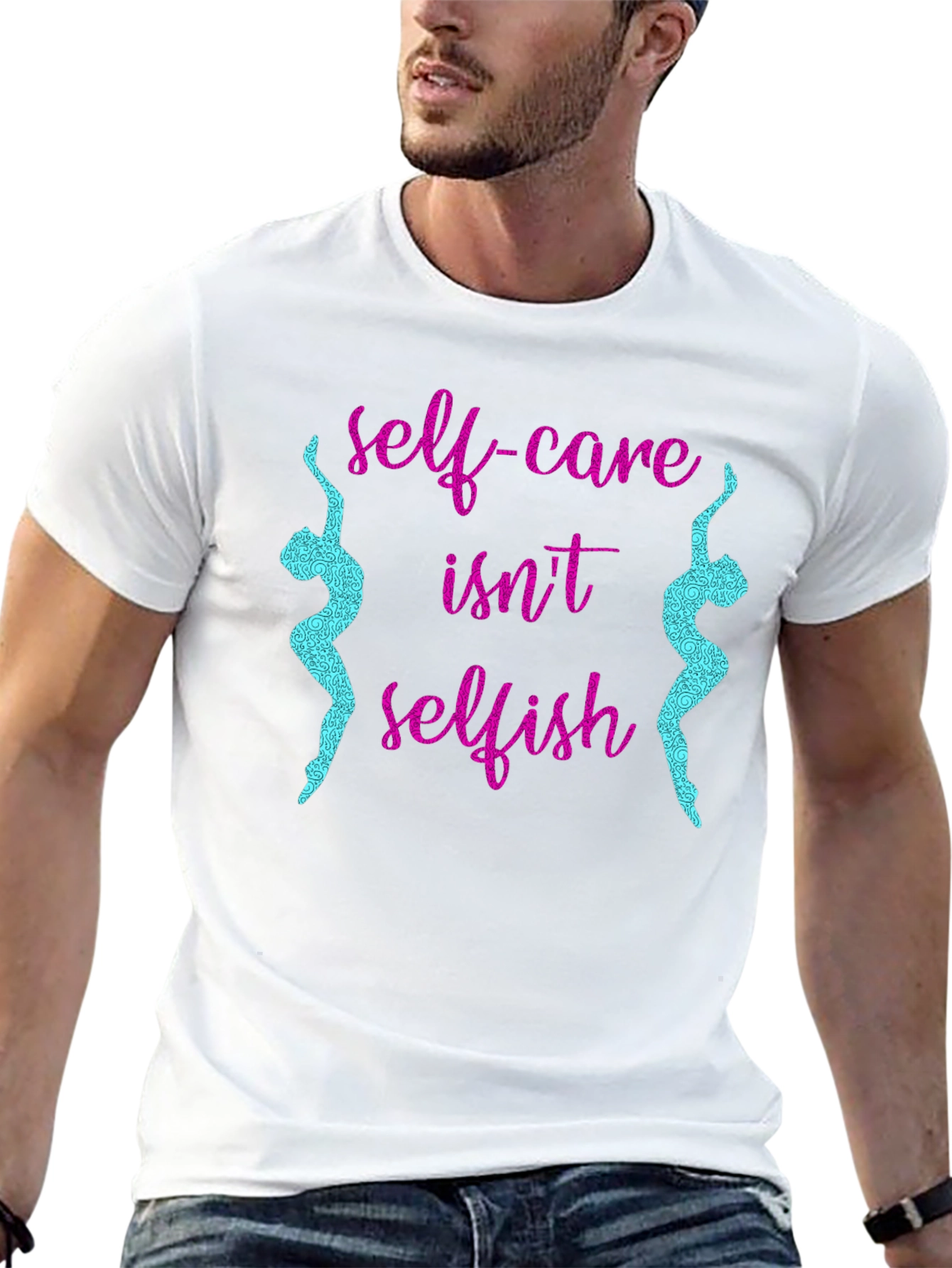 Self-Care Isnt Selfish Black Tee