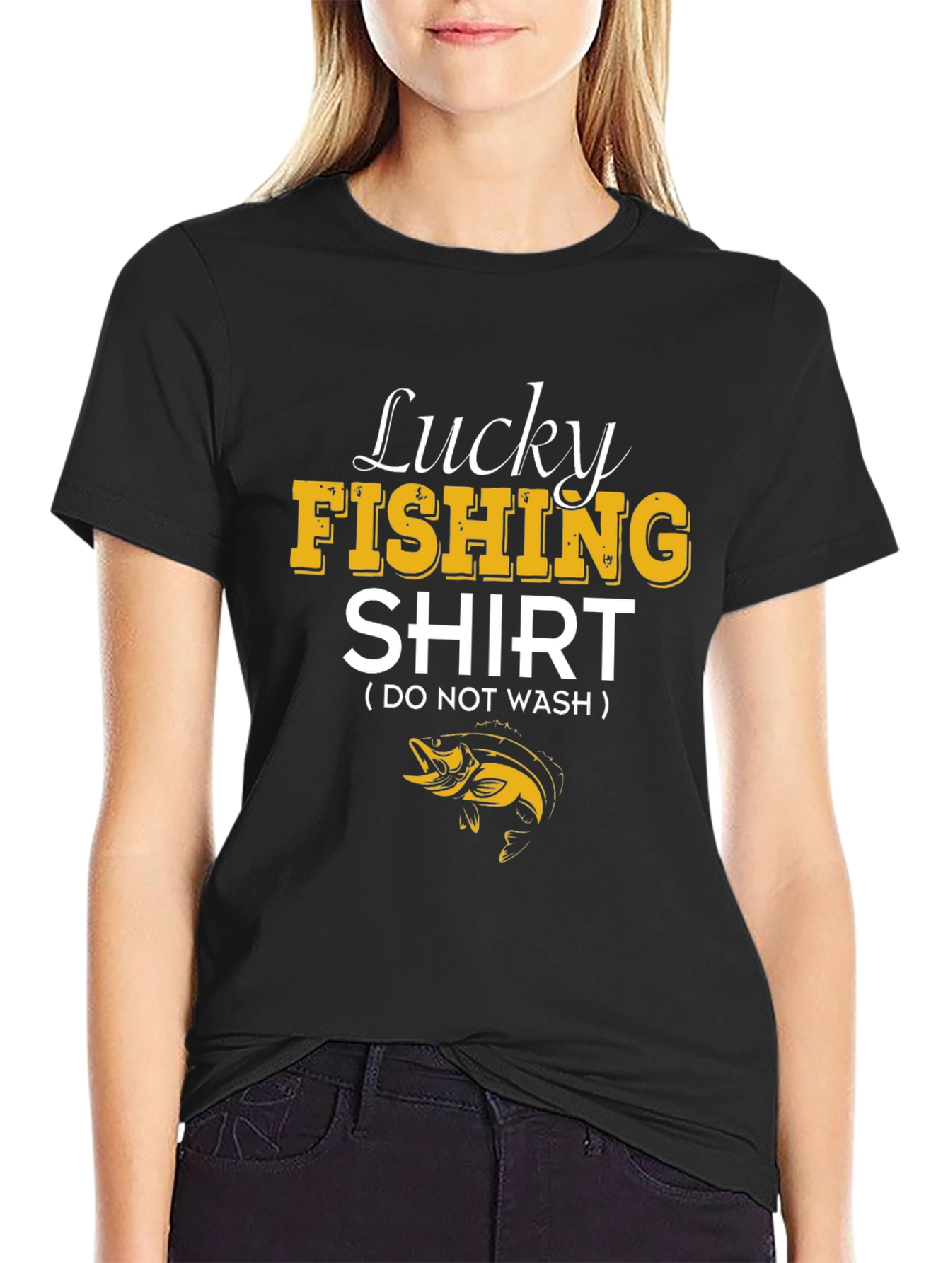 Lucky Fishing Shirt - Novelty Fisherman Tee