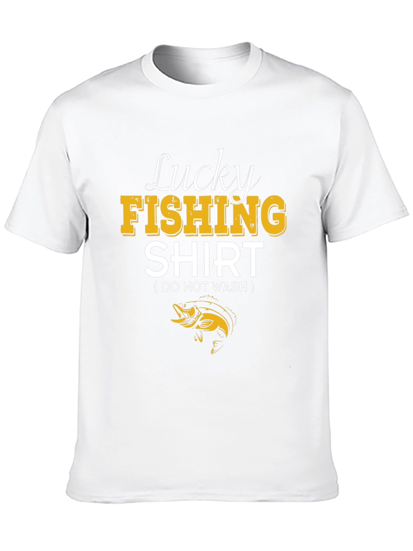 Lucky Fishing Shirt - Novelty Fisherman Tee